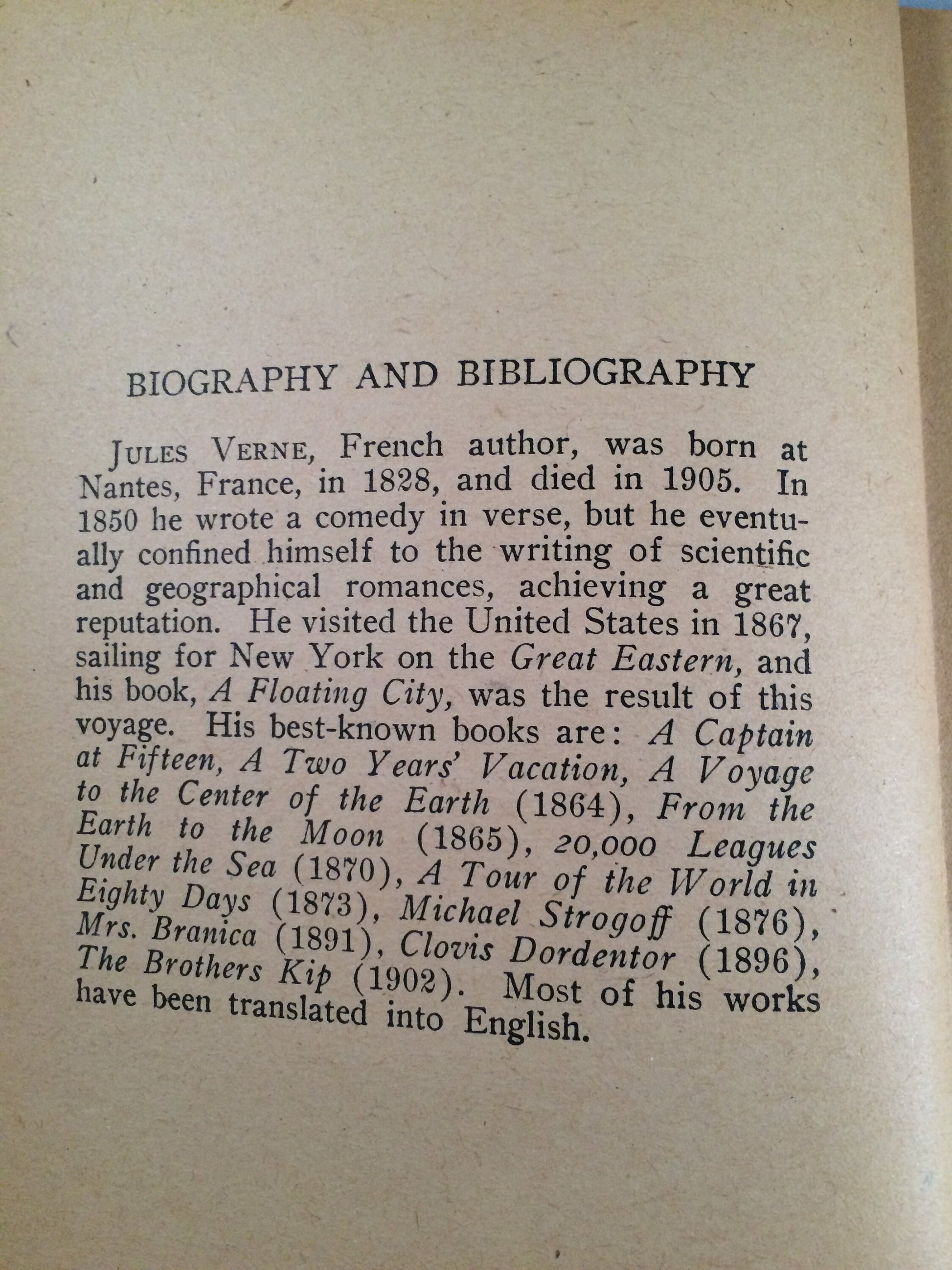 Jules Verne "The Adventures of a Special Correspondent Among the Various Races and Countries of Central Asia"