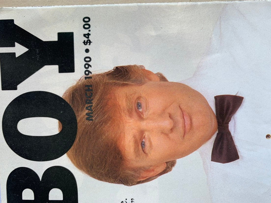 Vintage Donald Trump Playboy Magazine March 1990 Edition