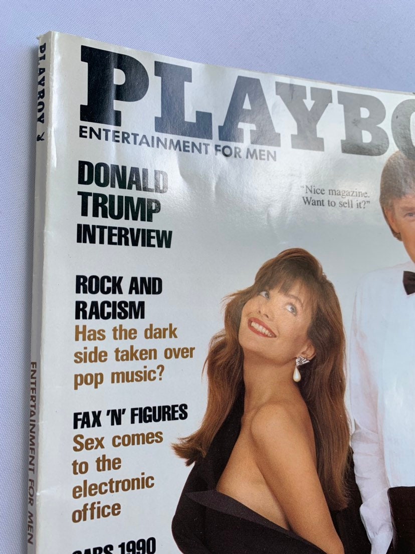 Vintage Donald Trump Playboy Magazine March 1990 Edition