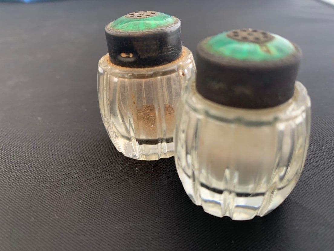 Vintage Art Deco Salt and Pepper Shaker Set