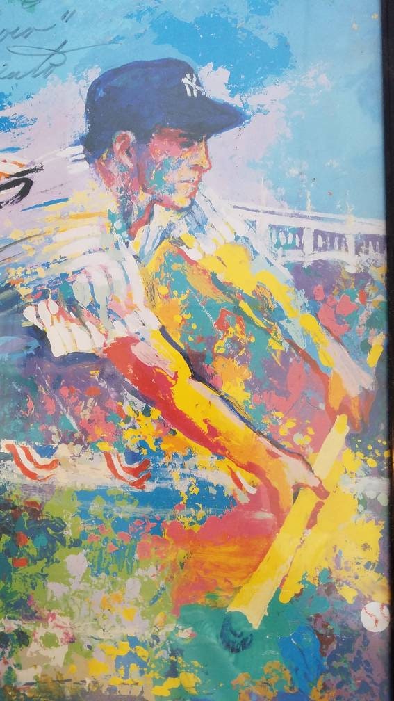 Phil Rizzuto Signed Hall of Fame Day Painting - 1994