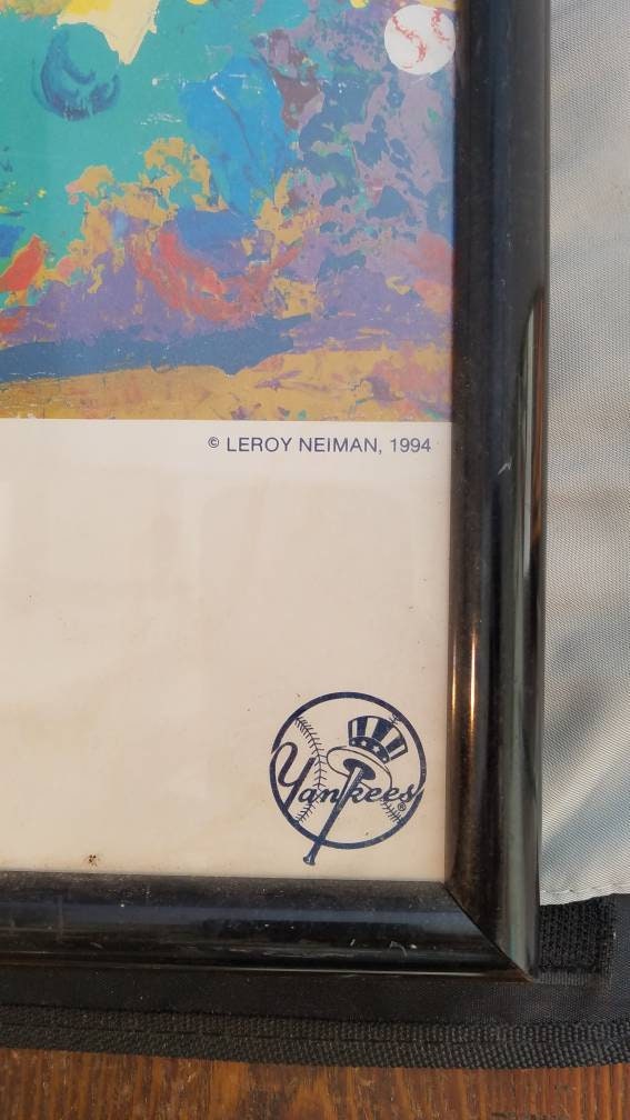 Phil Rizzuto Signed Hall of Fame Day Painting - 1994