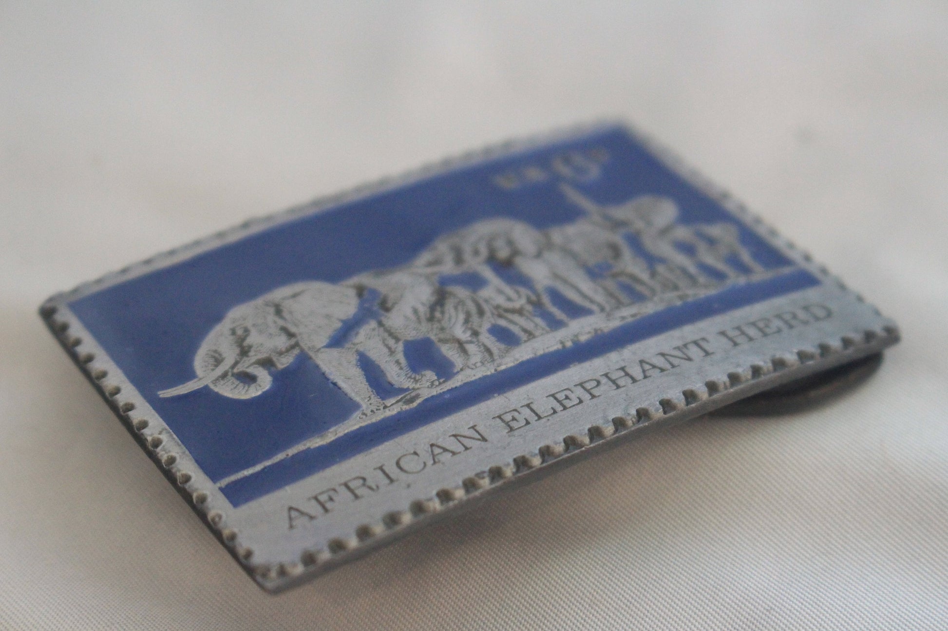 Vintage African Elephant Belt Buckle