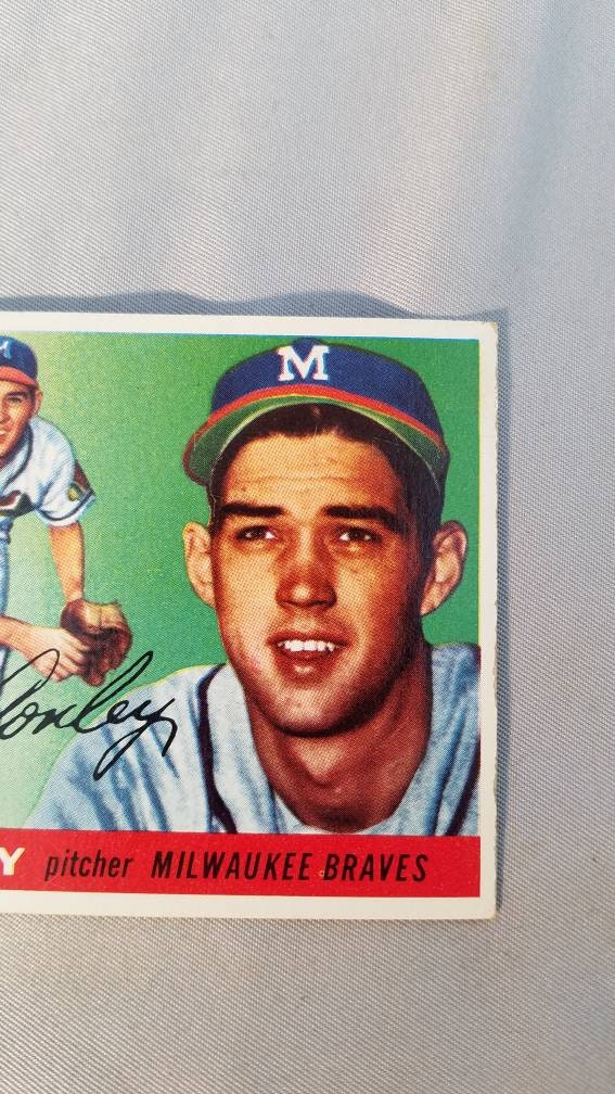 Vintage Topps #81 Gene Conley - Milwaukee Braves Baseball Card | 1950s Memorabilia