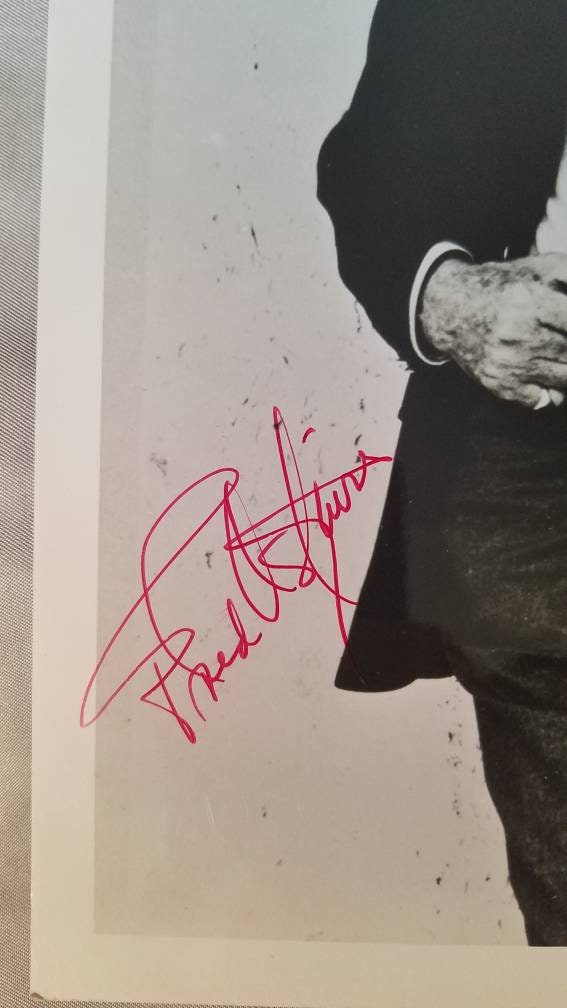 Vintage Fred Astaire Autographed Photograph | Collectible Memorabilia