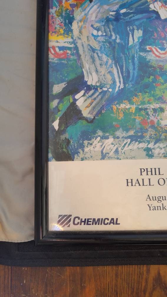 Phil Rizzuto Signed Hall of Fame Day Painting - 1994