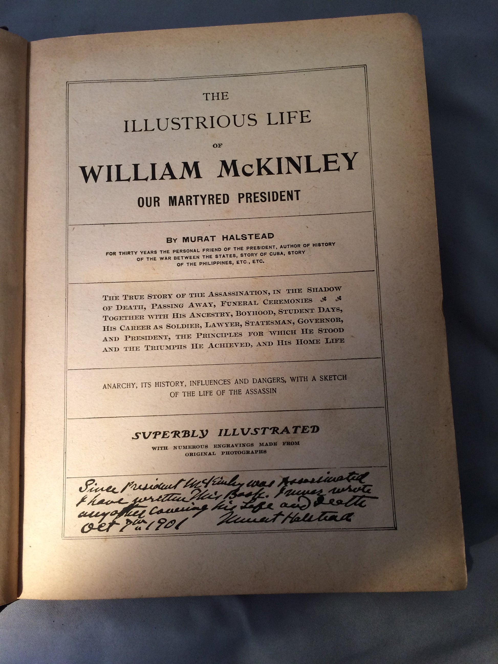 Illustrious Life Of President Mckinley 1901