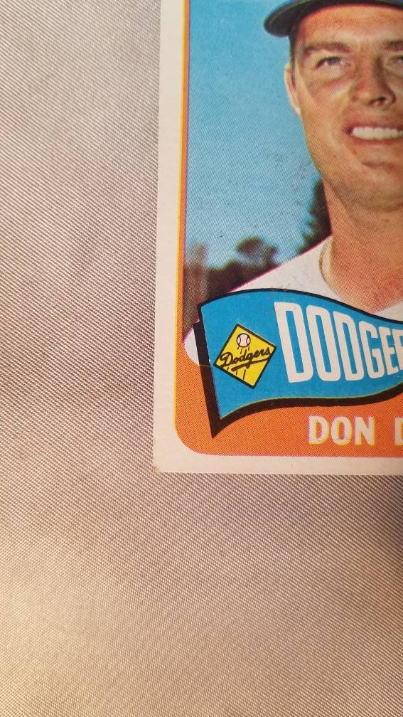 1958 Don Drysdale vintage baseball card