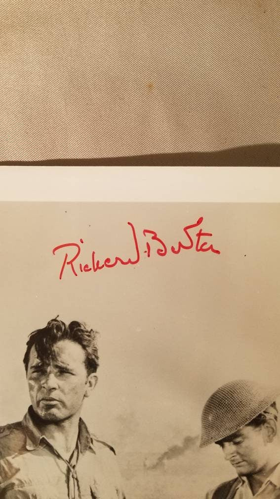 Vintage Richard Burton Autographed Photograph | Collectible Memorabilia