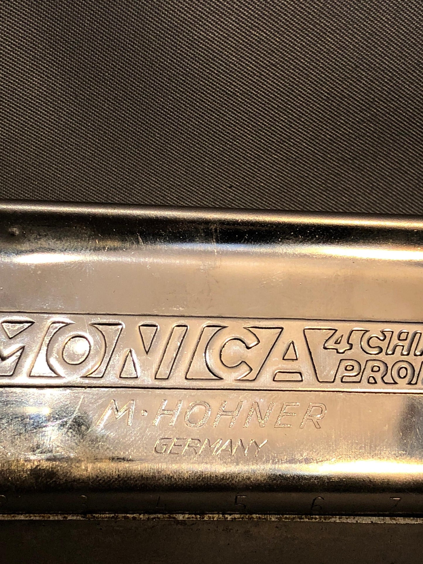 1938 M. Hohner 64 Chromonica Harmonica made in Germany