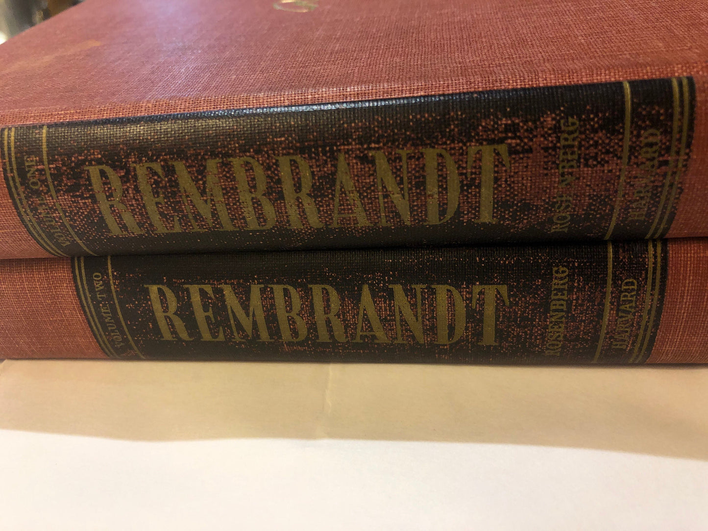 1948 'Rembrandt' by Jakob Rosenberg, Published by Harvard University Press