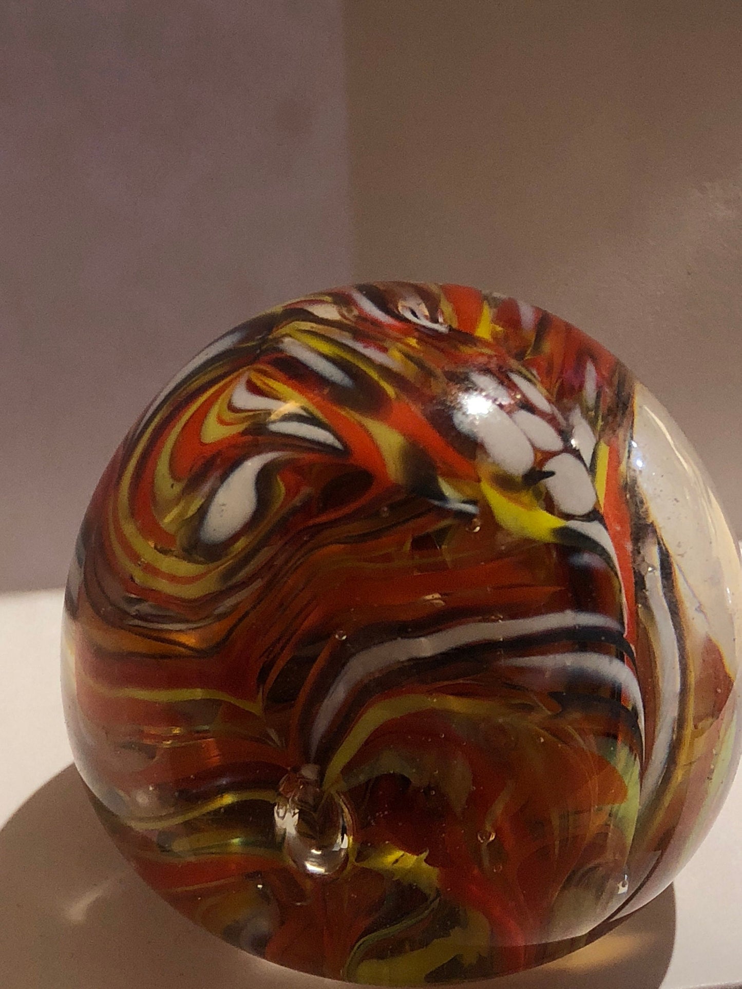 Vintage Glass Swirled Paperweight | Home and Living