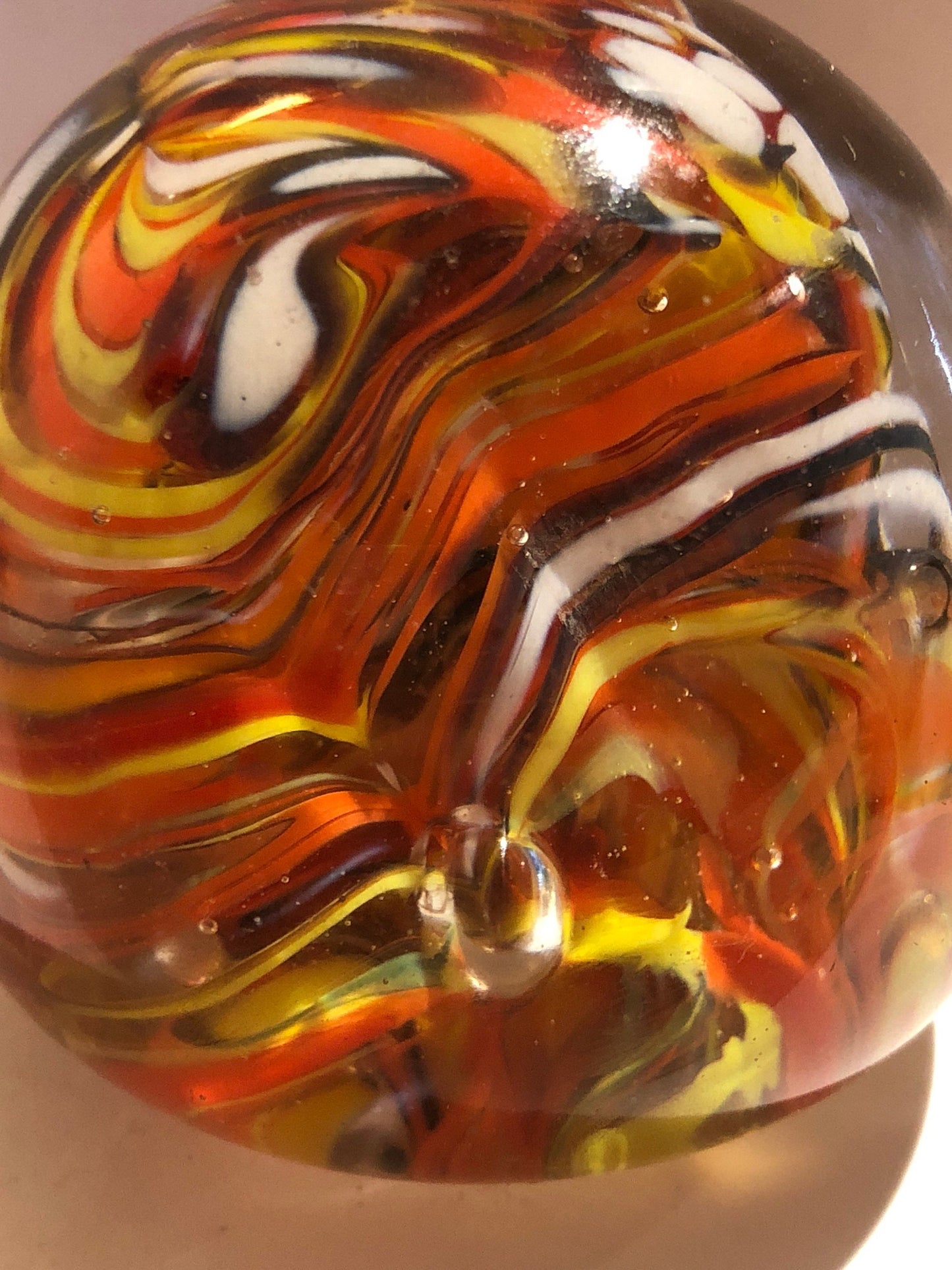 Vintage Glass Swirled Paperweight | Home and Living