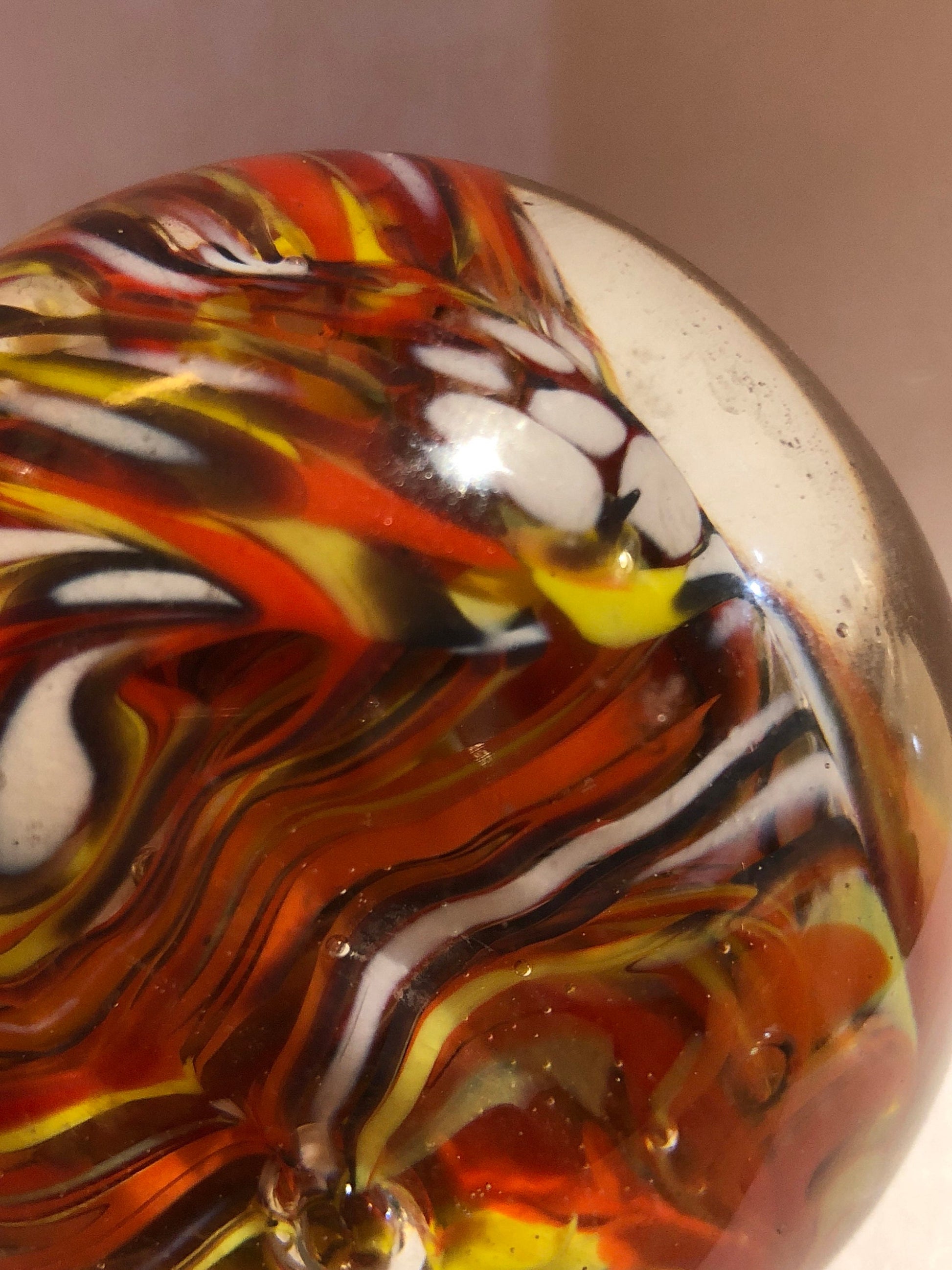 Vintage Glass Swirled Paperweight | Home and Living