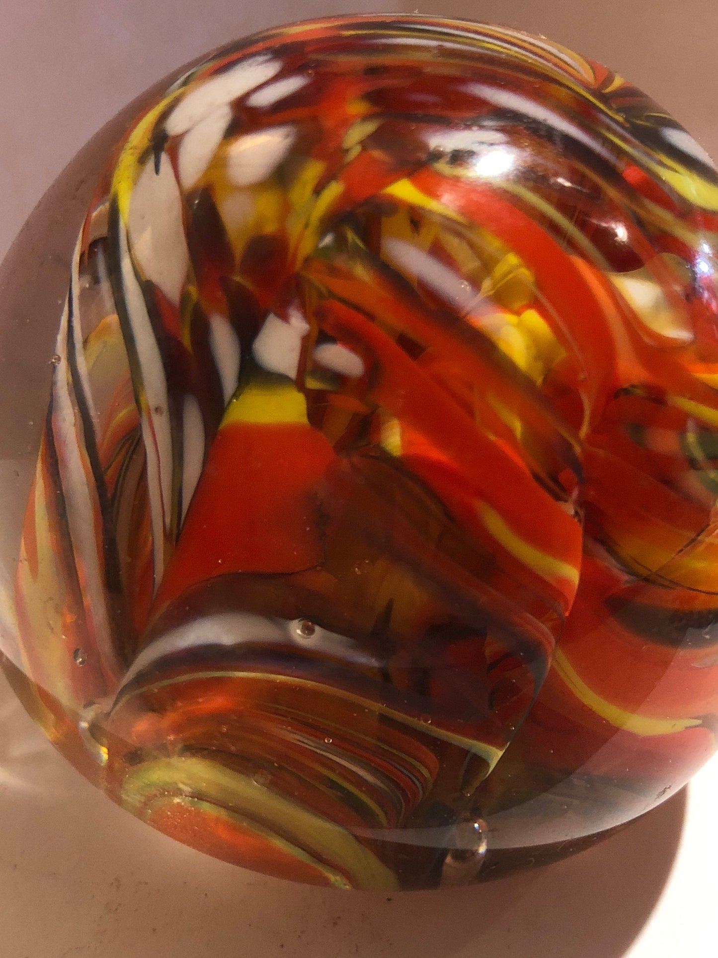 Vintage Glass Swirled Paperweight | Home and Living