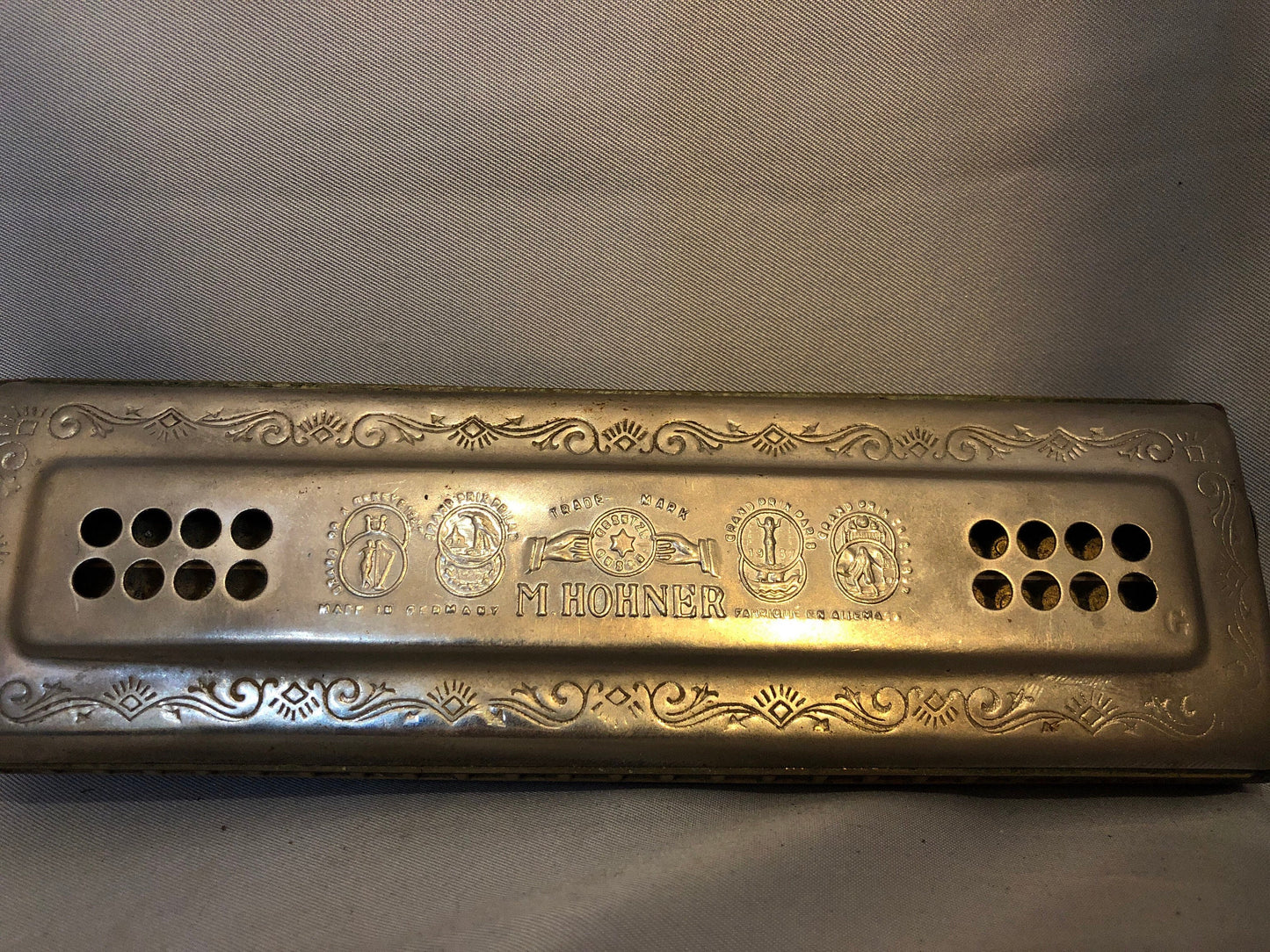 Vintage Hohner Echo Harp Harmonica, Double-Sided Harmonica, Musical Instrument, Blues Harp, Vintage Music Gift