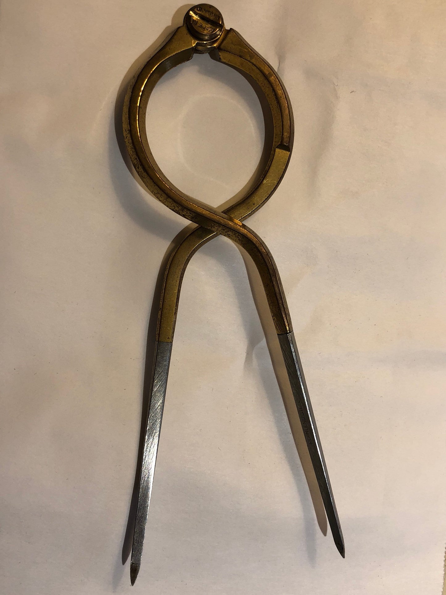 Antique Brass Navigator Measurement Tool from the 1930s