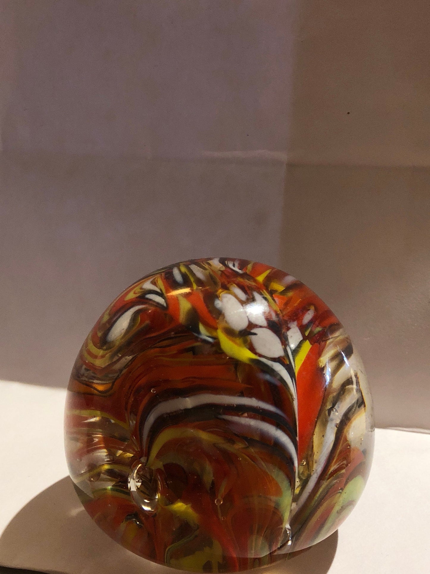 Vintage Glass Swirled Paperweight | Home and Living