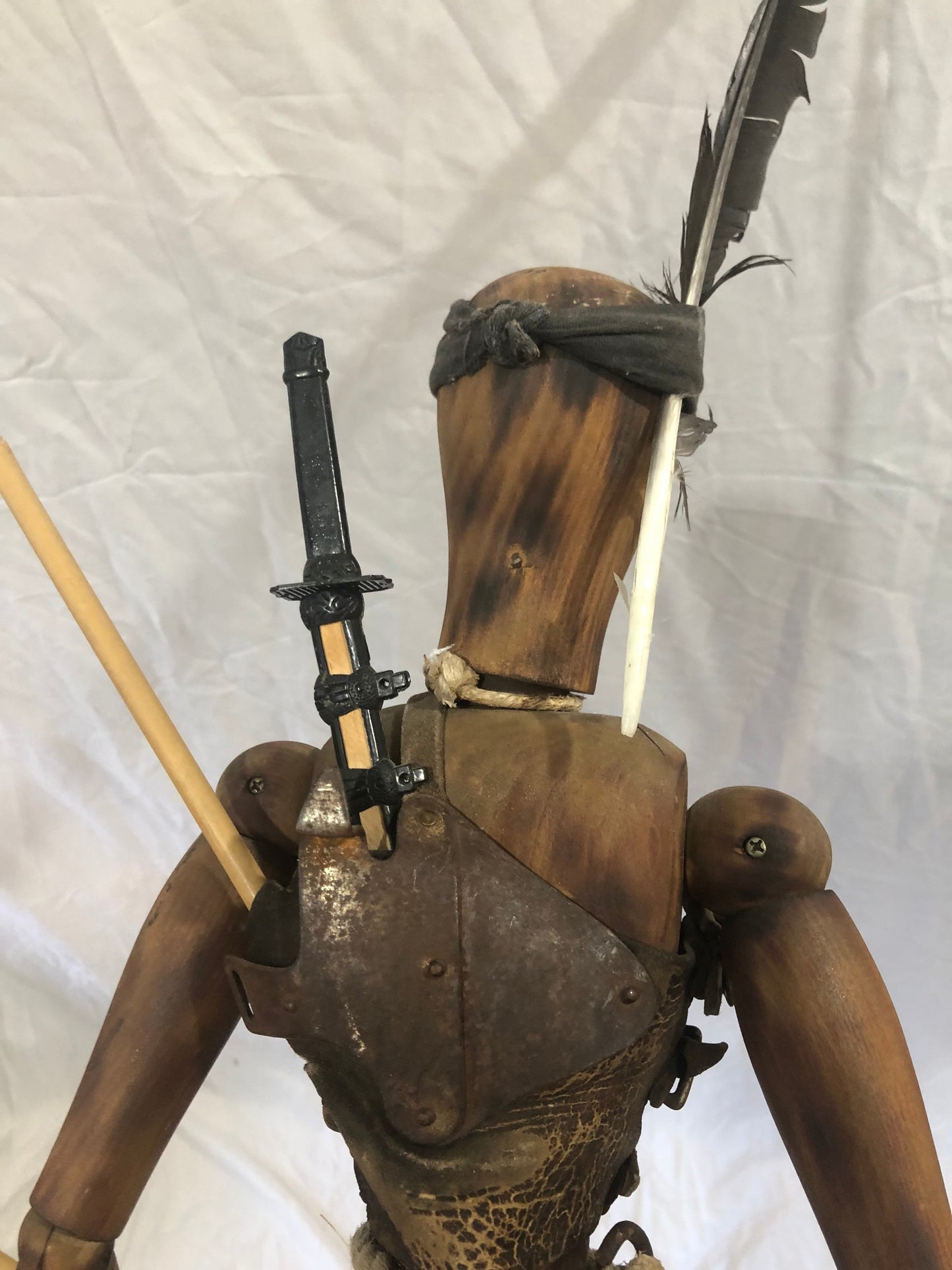 Jesse Perry’s “The Fisher Man” 24 Inch Vintage Wooden Lay Model