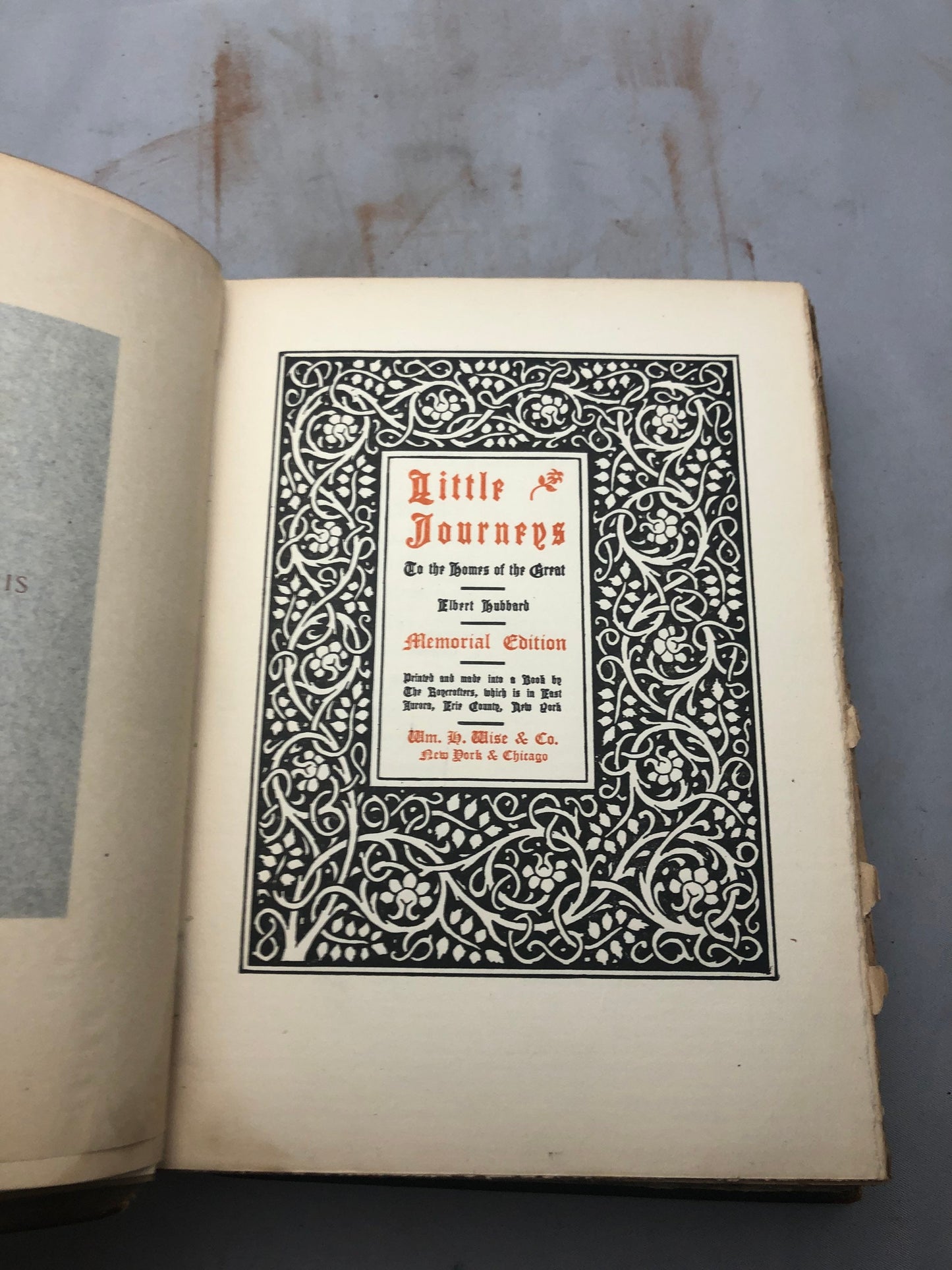 Vintage 1916 'Little Journeys to the Homes of the Greats' by Elbert Hubbard | Home & Living