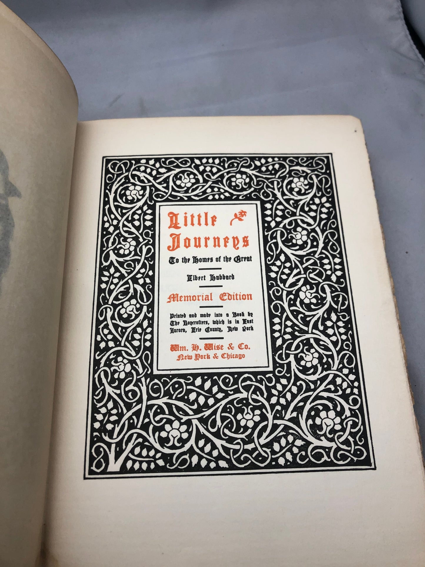 1916 'Little Journeys to the Homes of Eminent Artists' by Elbert Hubbard