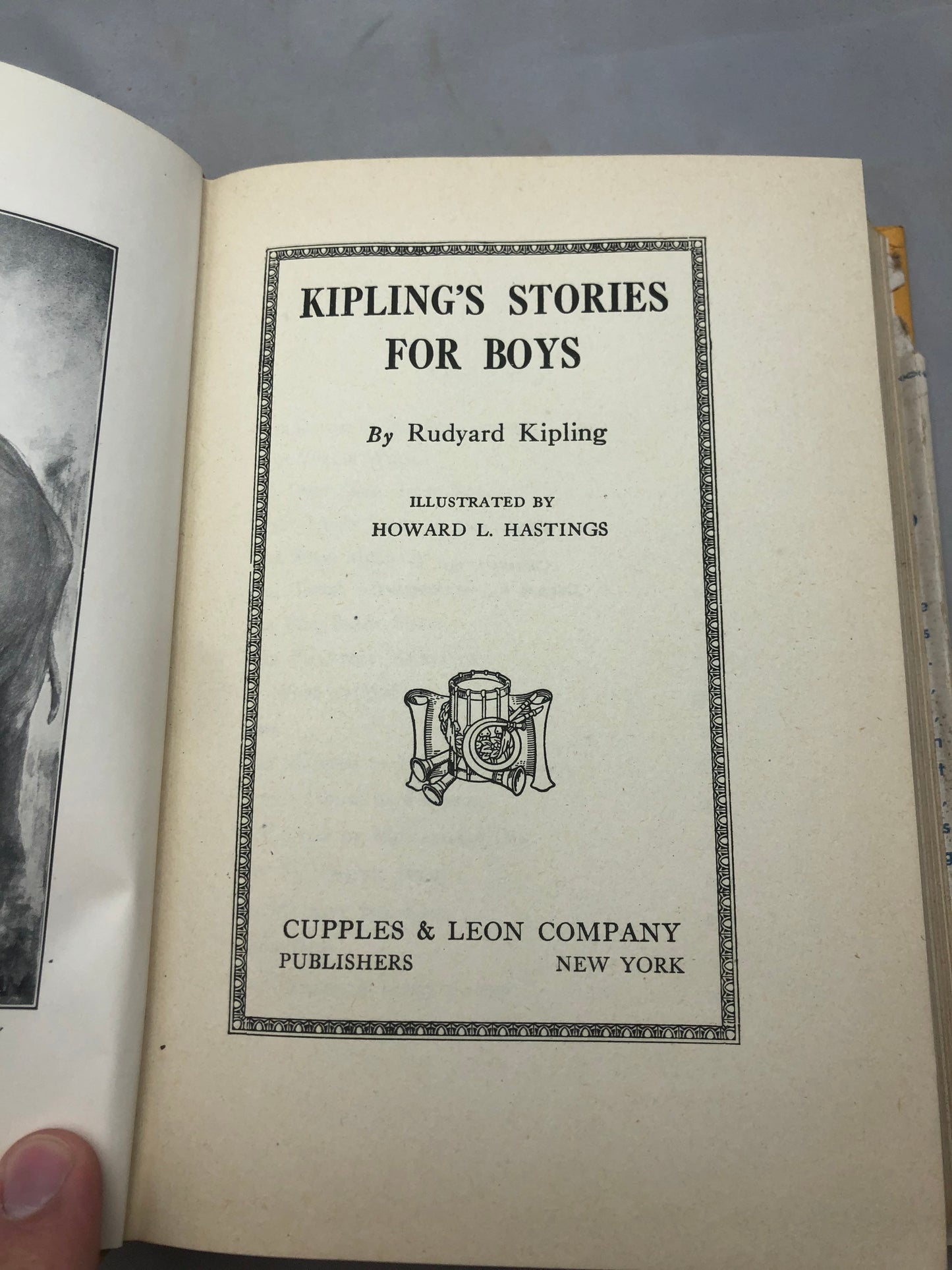 1931 "Kipling's Stories for Boys" by Rudyard Kipling