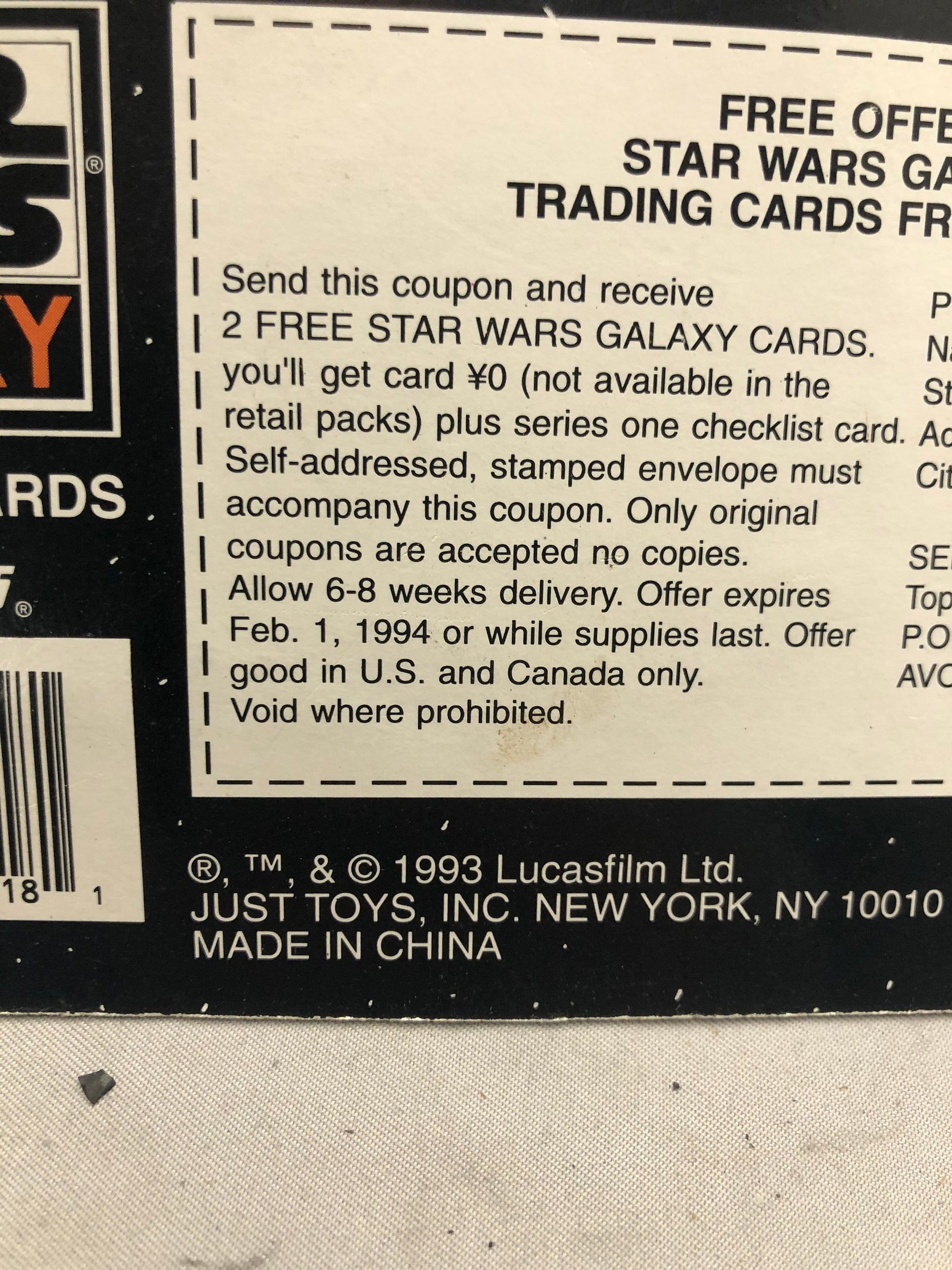 Vintage Unopened Star Wars Bend Ems Princess Leia