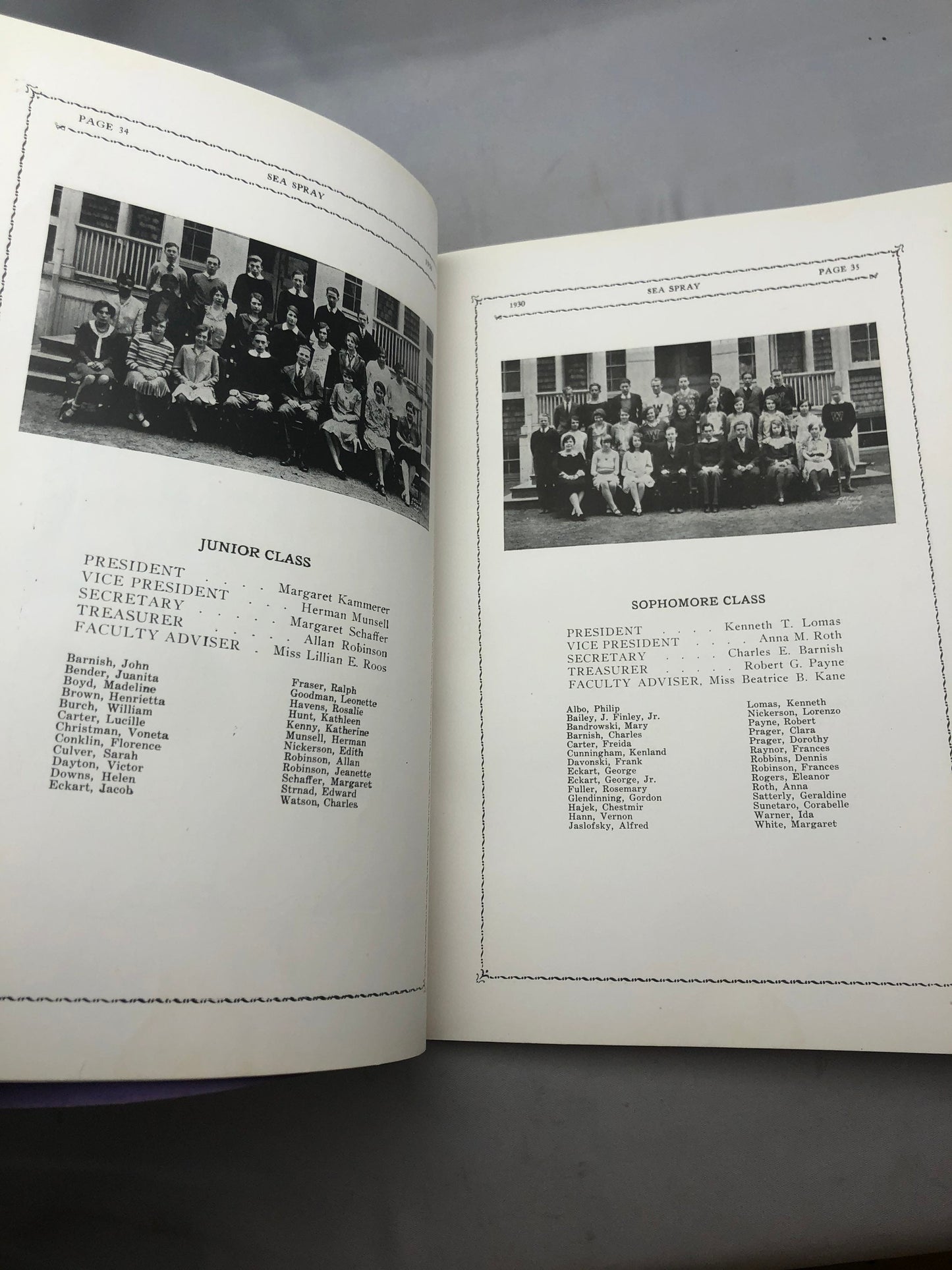 1930 Westhampton Highschool Seaspray Yearbook