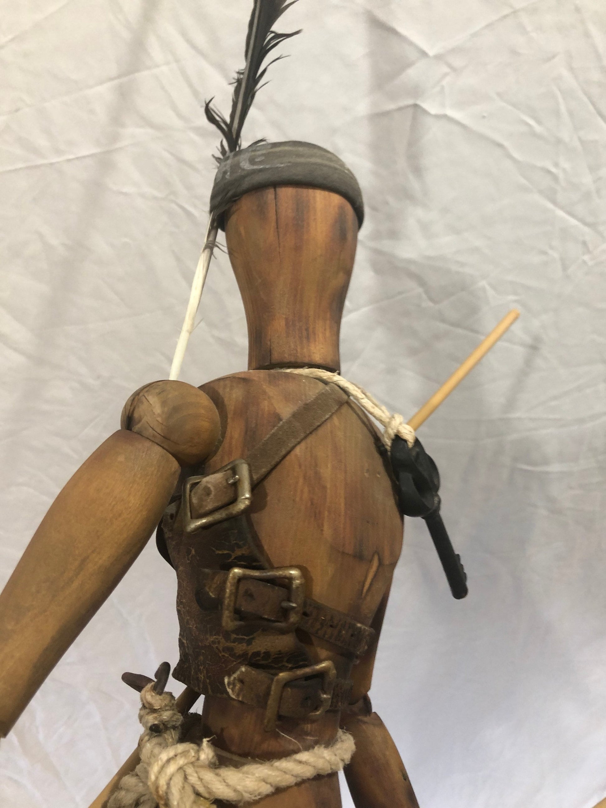 Jesse Perry’s “The Fisher Man” 24 Inch Vintage Wooden Lay Model