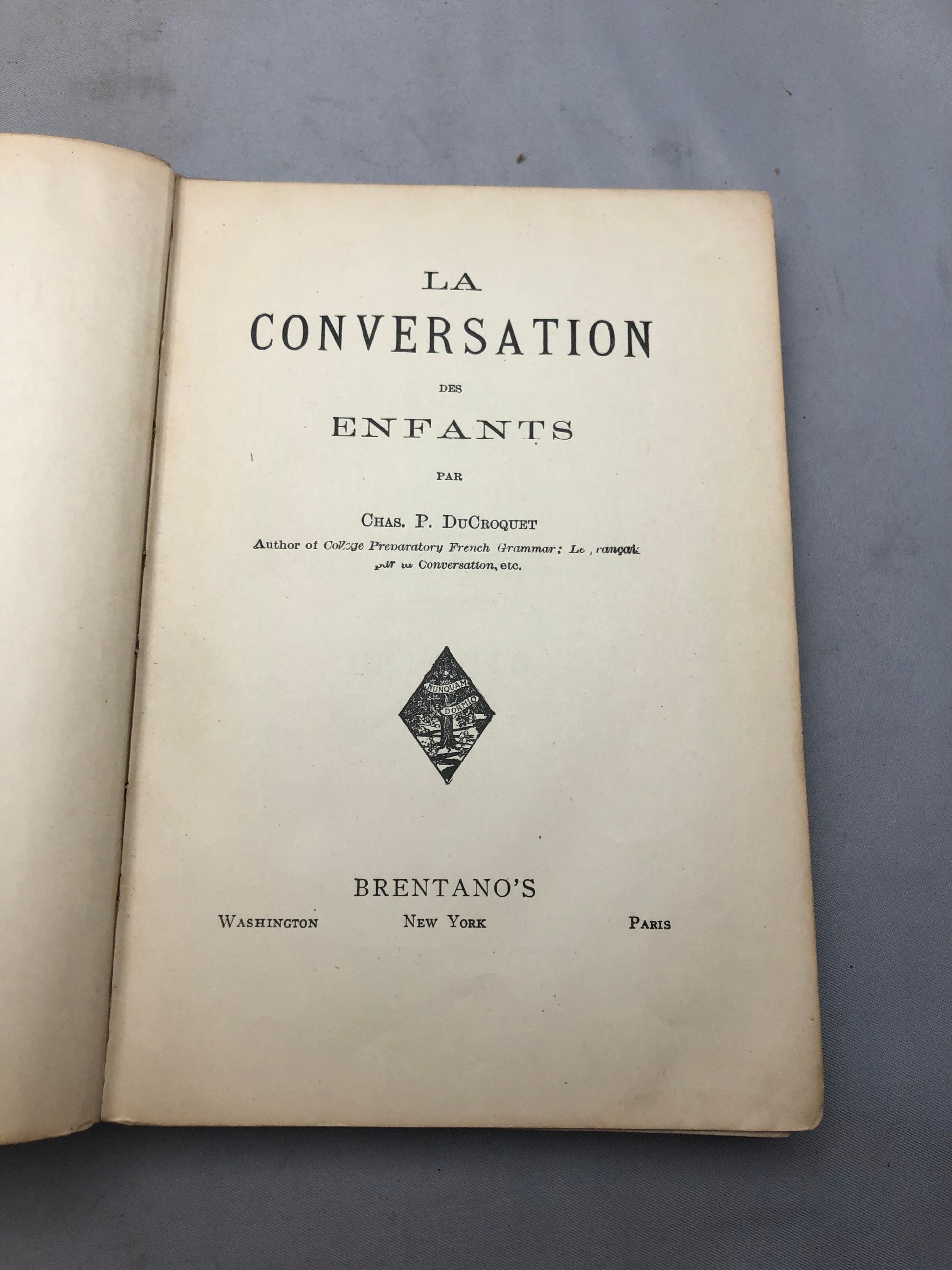 1918 'La Conversation Des Enfants' by DuCroquet | Literature