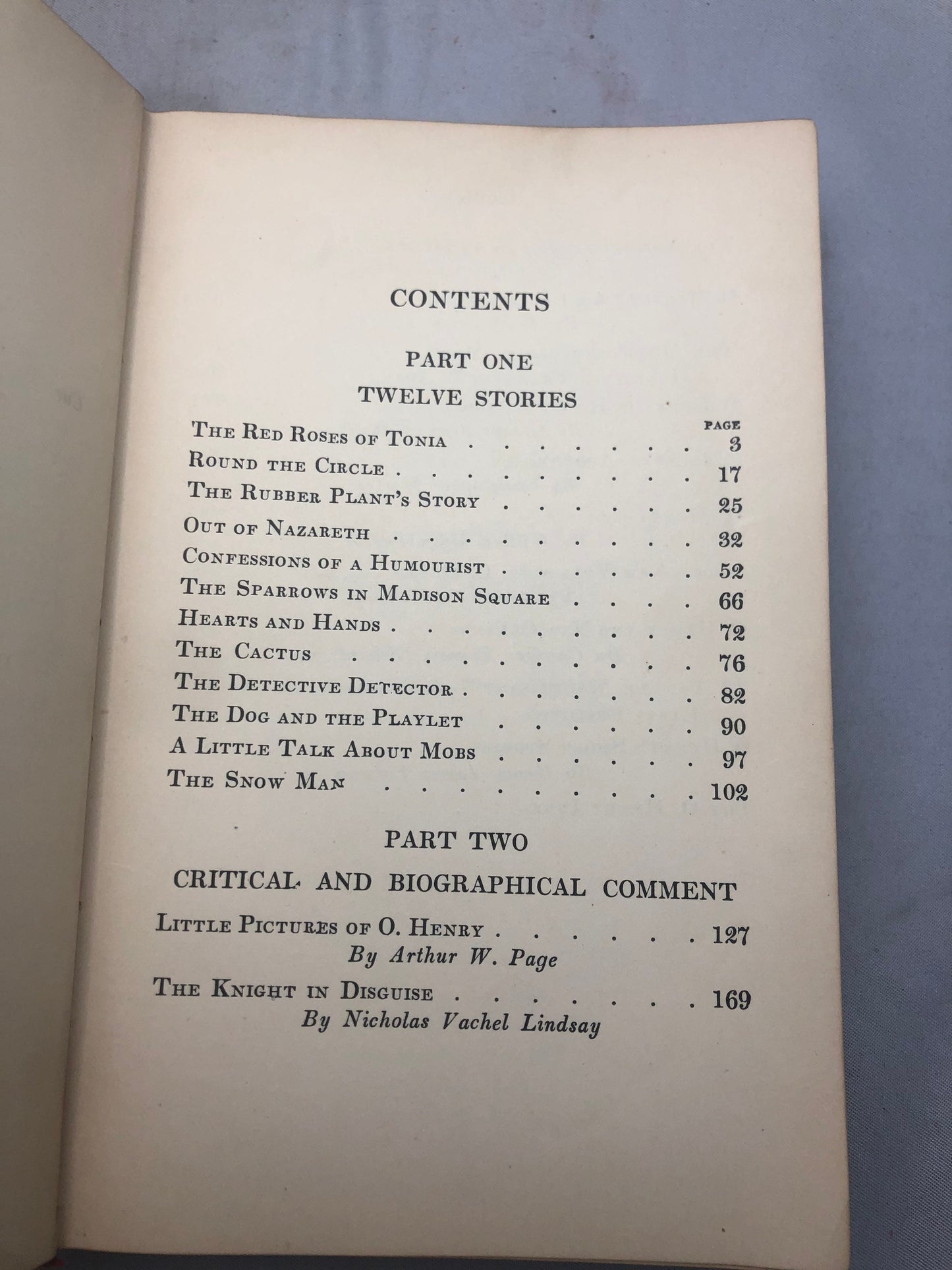 1928 'Waifs and Strays' by O. Henry