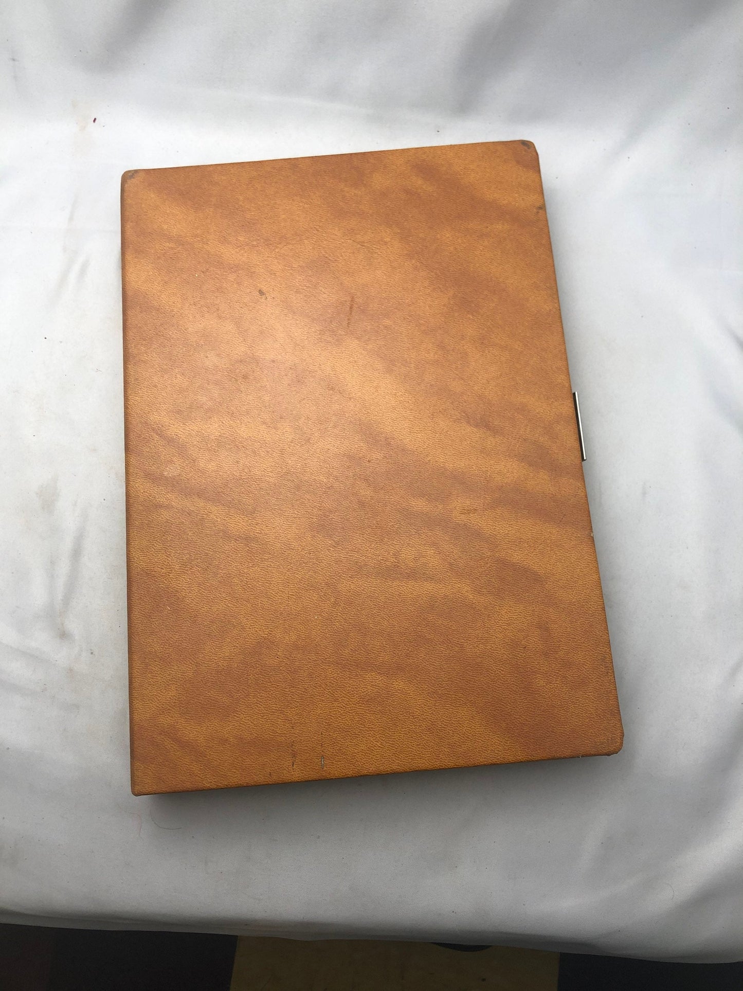 Vintage Pleather Backgammon Set