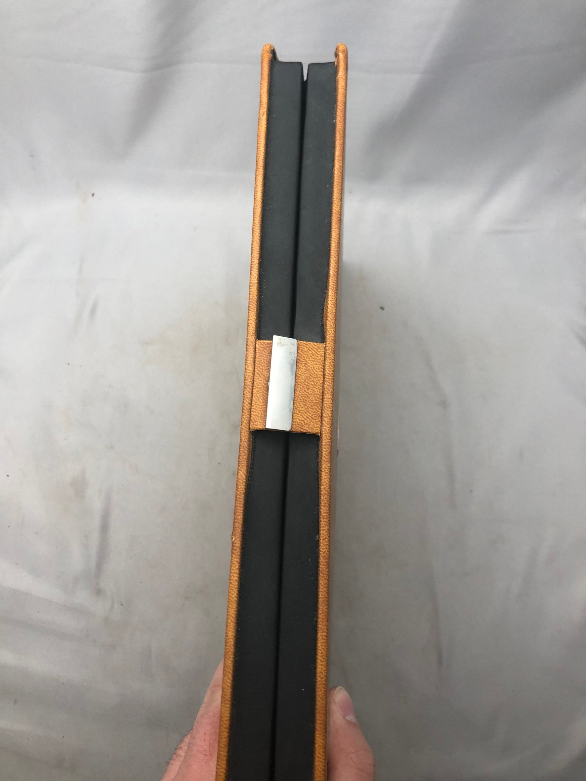 Vintage Pleather Backgammon Set