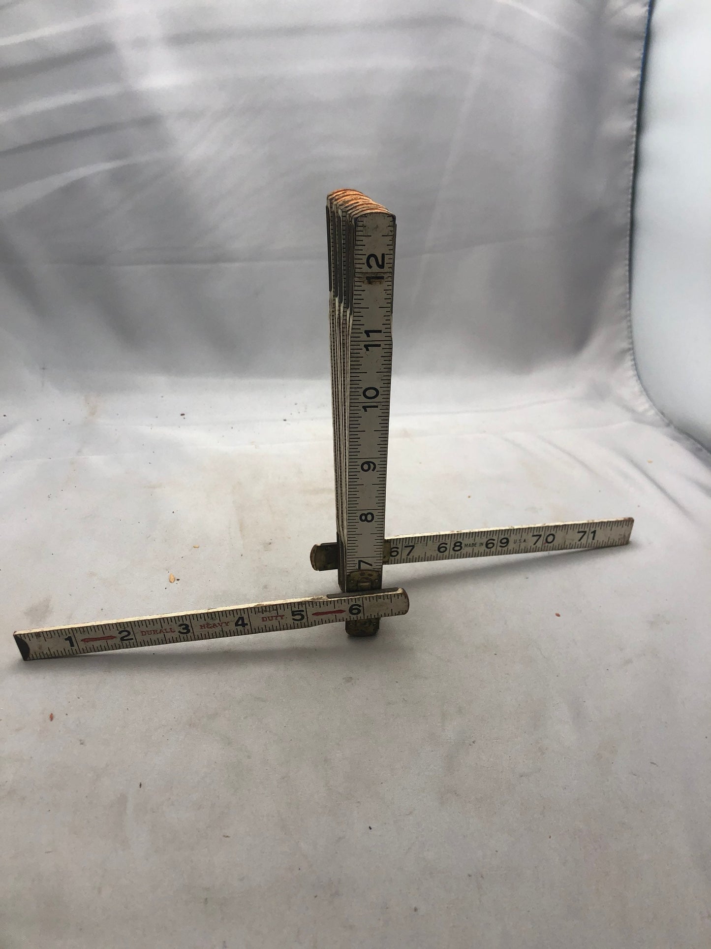 Vintage Durall Heavy Duty Extendable Ruler, Retro Measuring Tool, Vintage Office Decor, Classic Ruler, Industrial Design