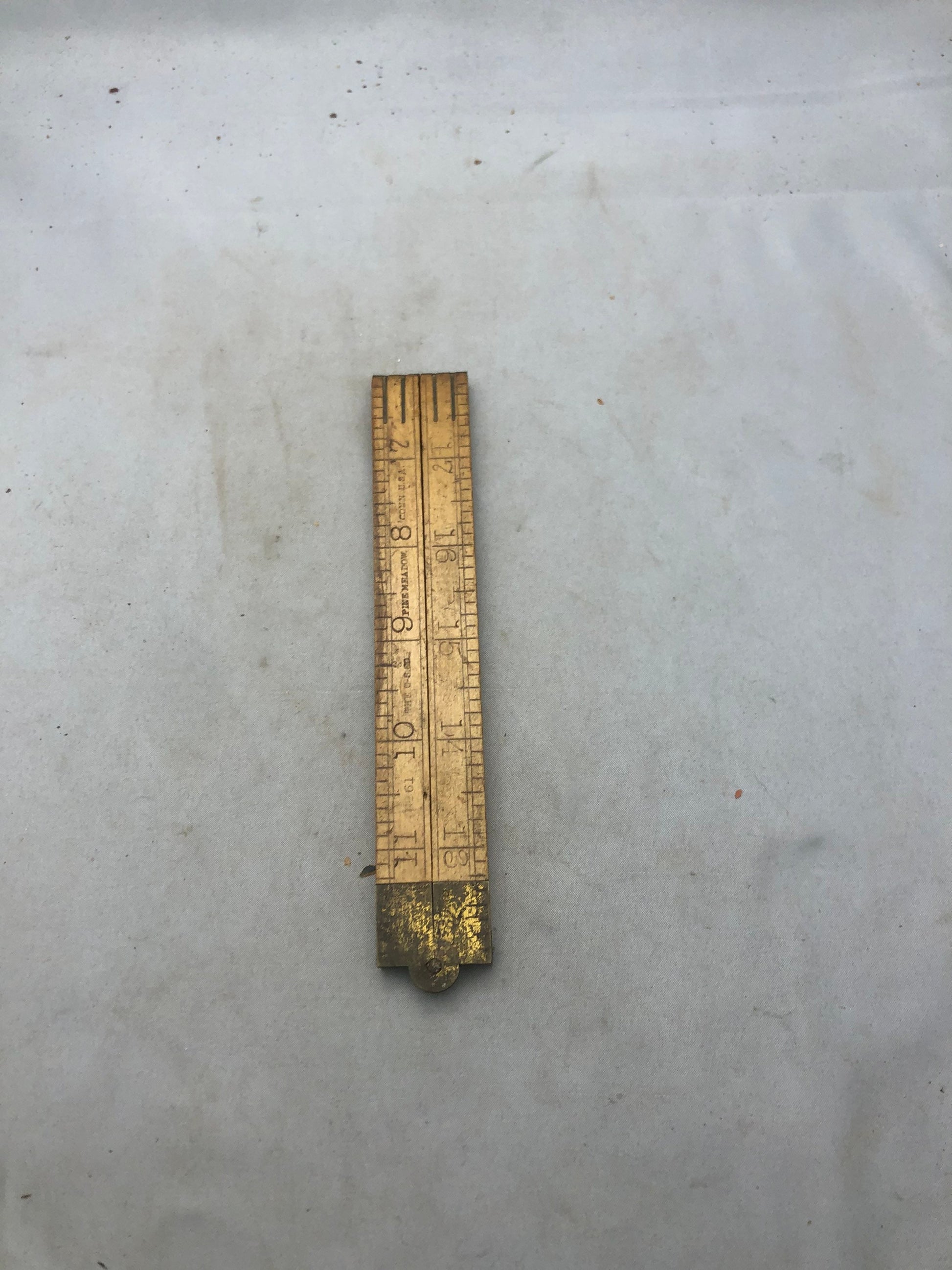 Vintage Chapin Stephens Pine Meadows Extendable Ruler No. 61