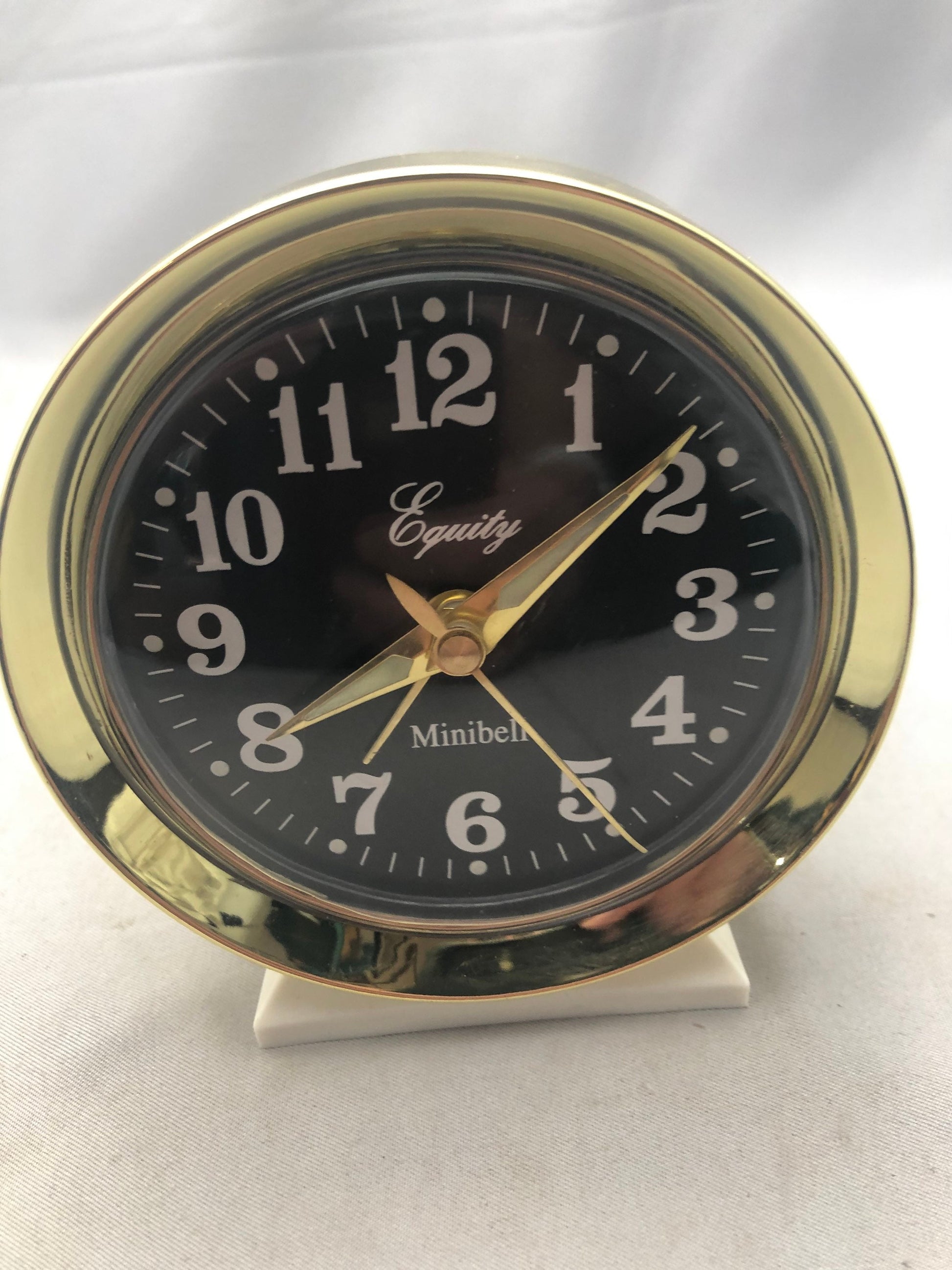 Vintage Equity Minibell Alarm Clock