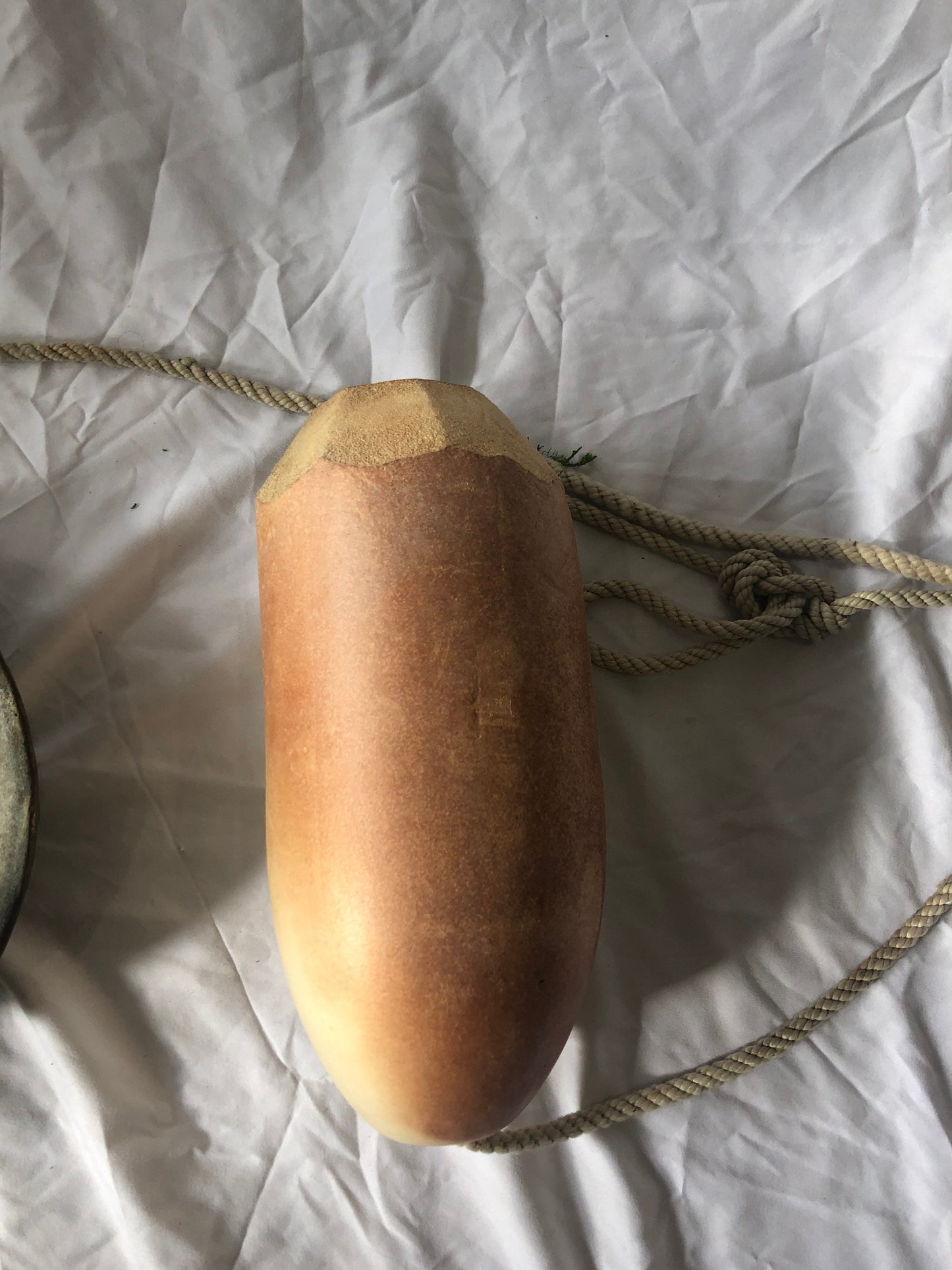 Vintage Styrofoam Buoy with Anchor