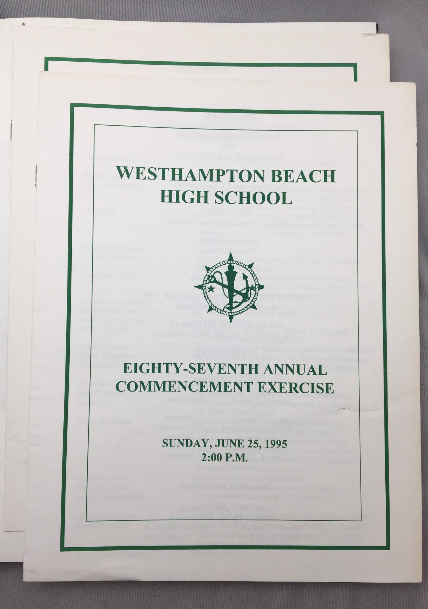 1995 Westhampton Highschool Seaspray Yearbook