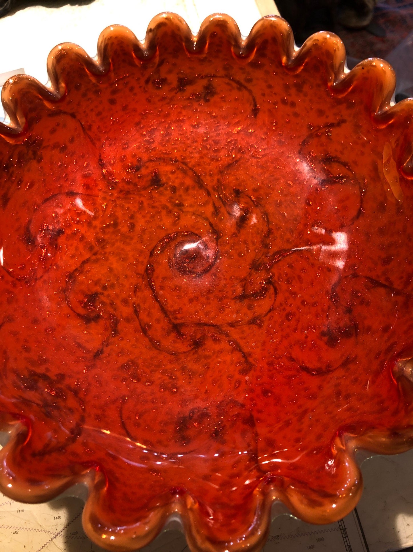 Large Venetian Glass Bowl