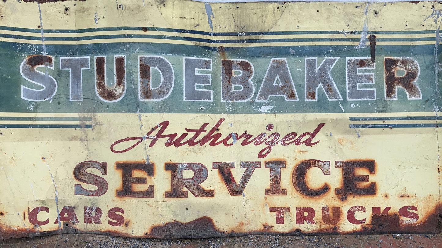 1920’s Authentic Studebaker Metal Sign