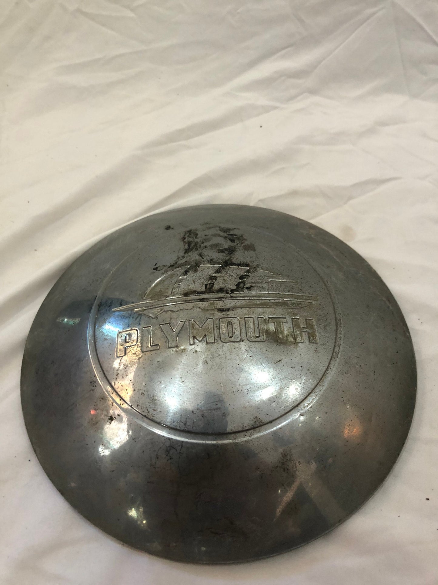 Pair of Vintage Plymouth Hub Caps