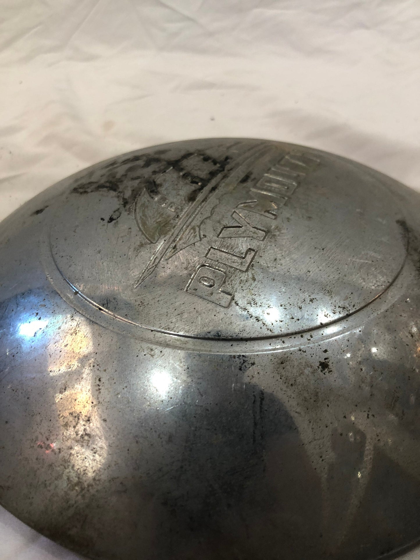 Pair of Vintage Plymouth Hub Caps