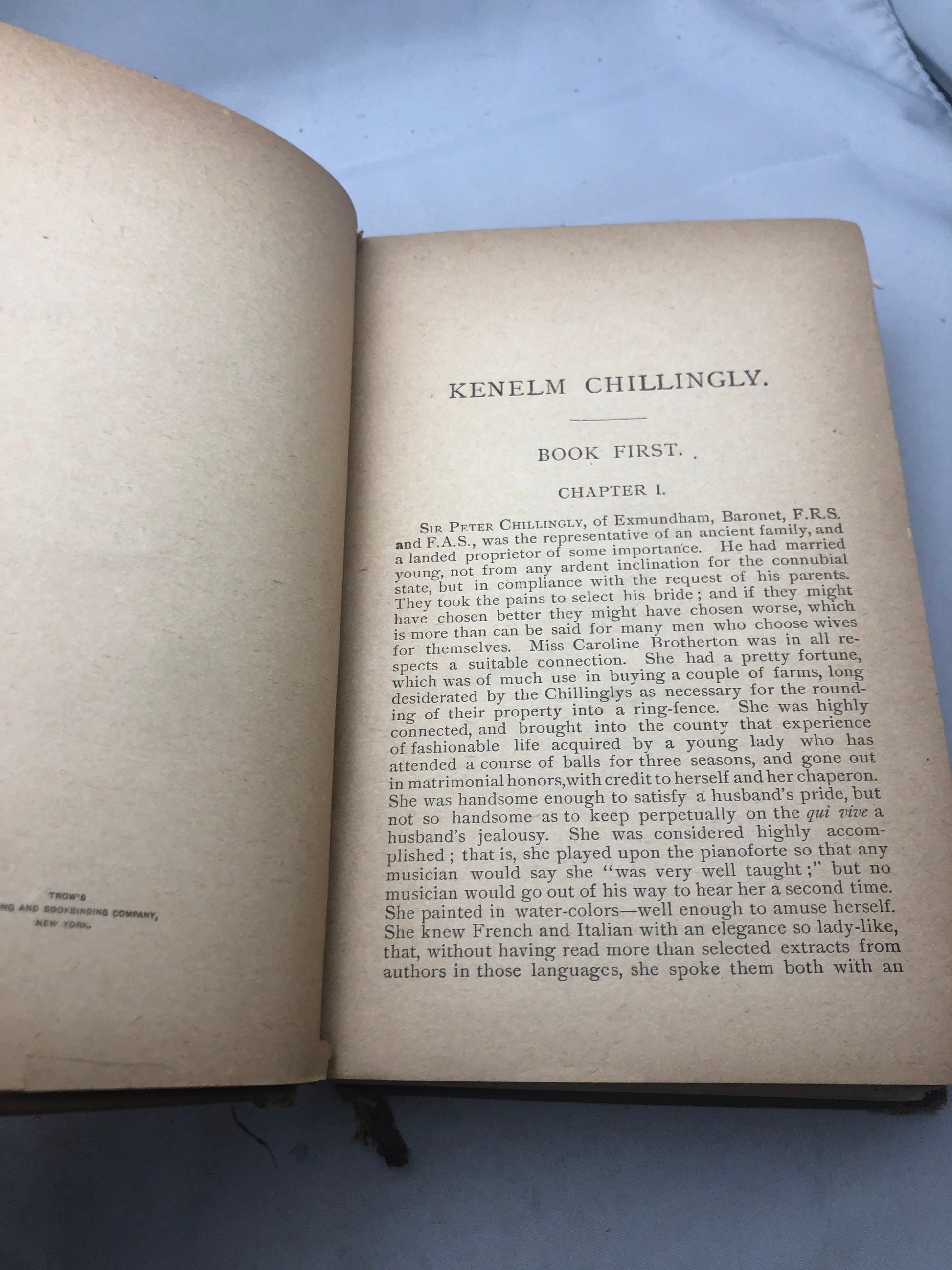 Antique "Kenelm Chillingly" and “Rienzi” by Bulwer Lytton