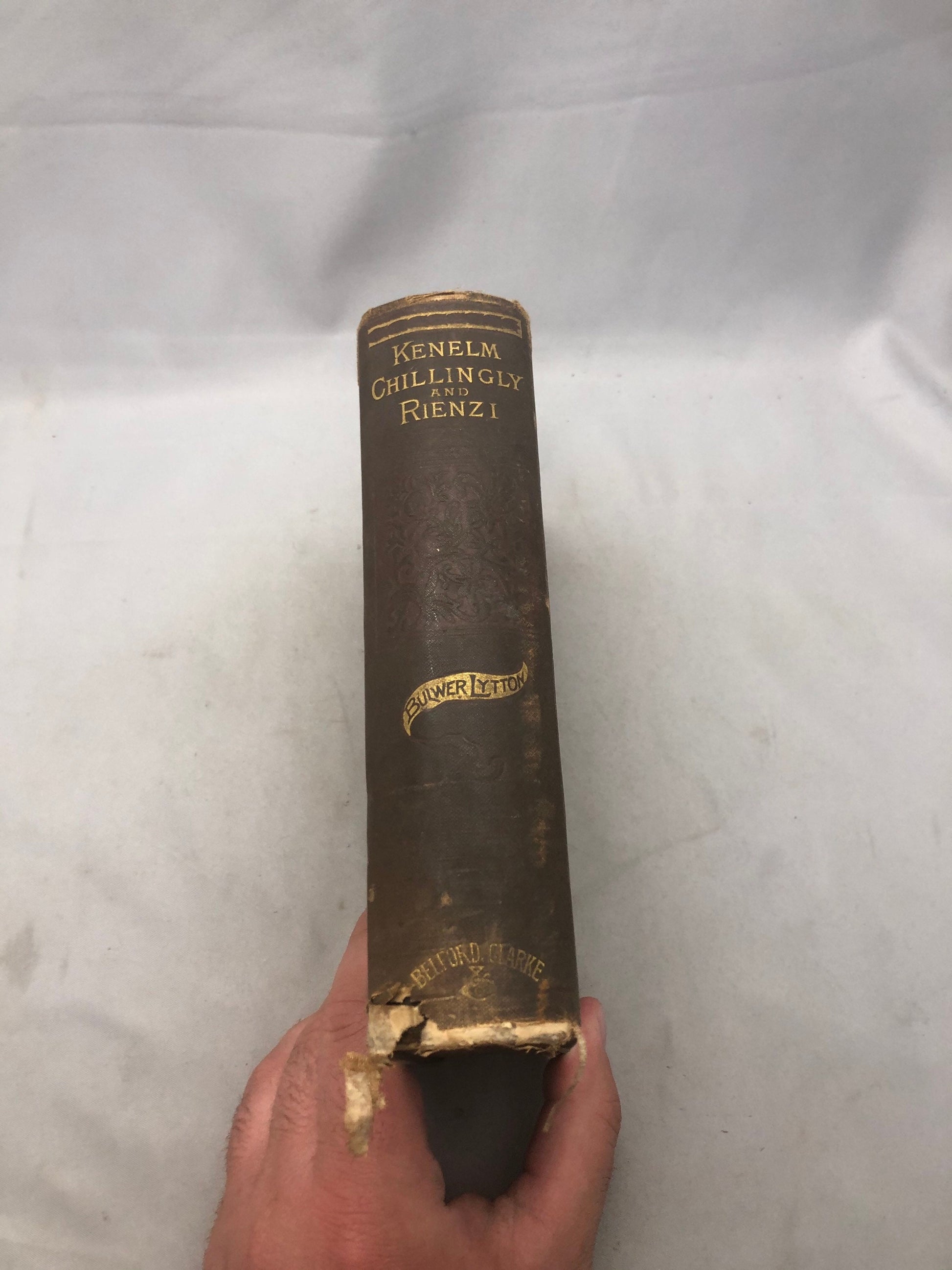 Antique "Kenelm Chillingly" and “Rienzi” by Bulwer Lytton