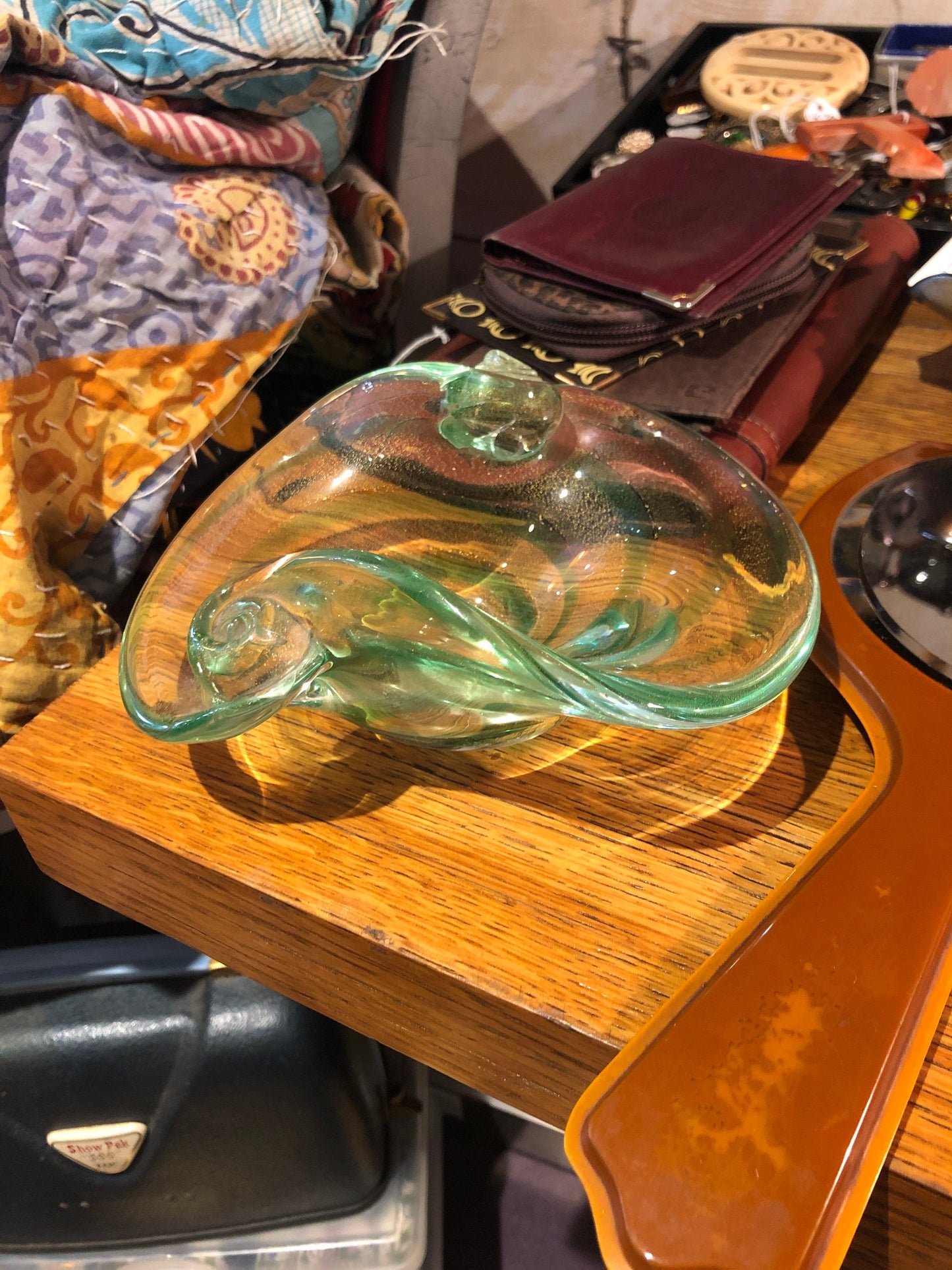 Green Murano Glass Bowl | Home Decor