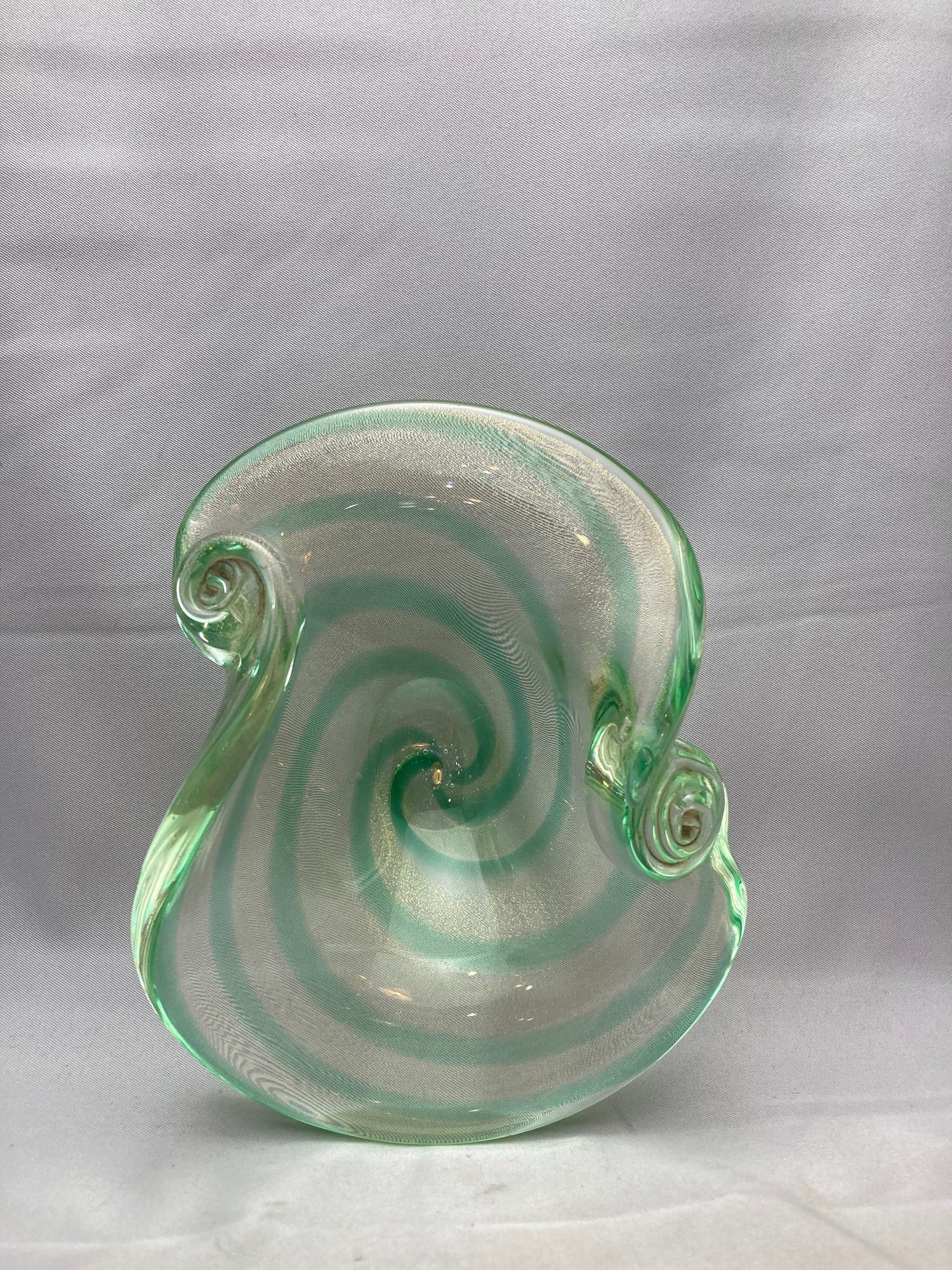 Green Murano Glass Bowl | Home Decor