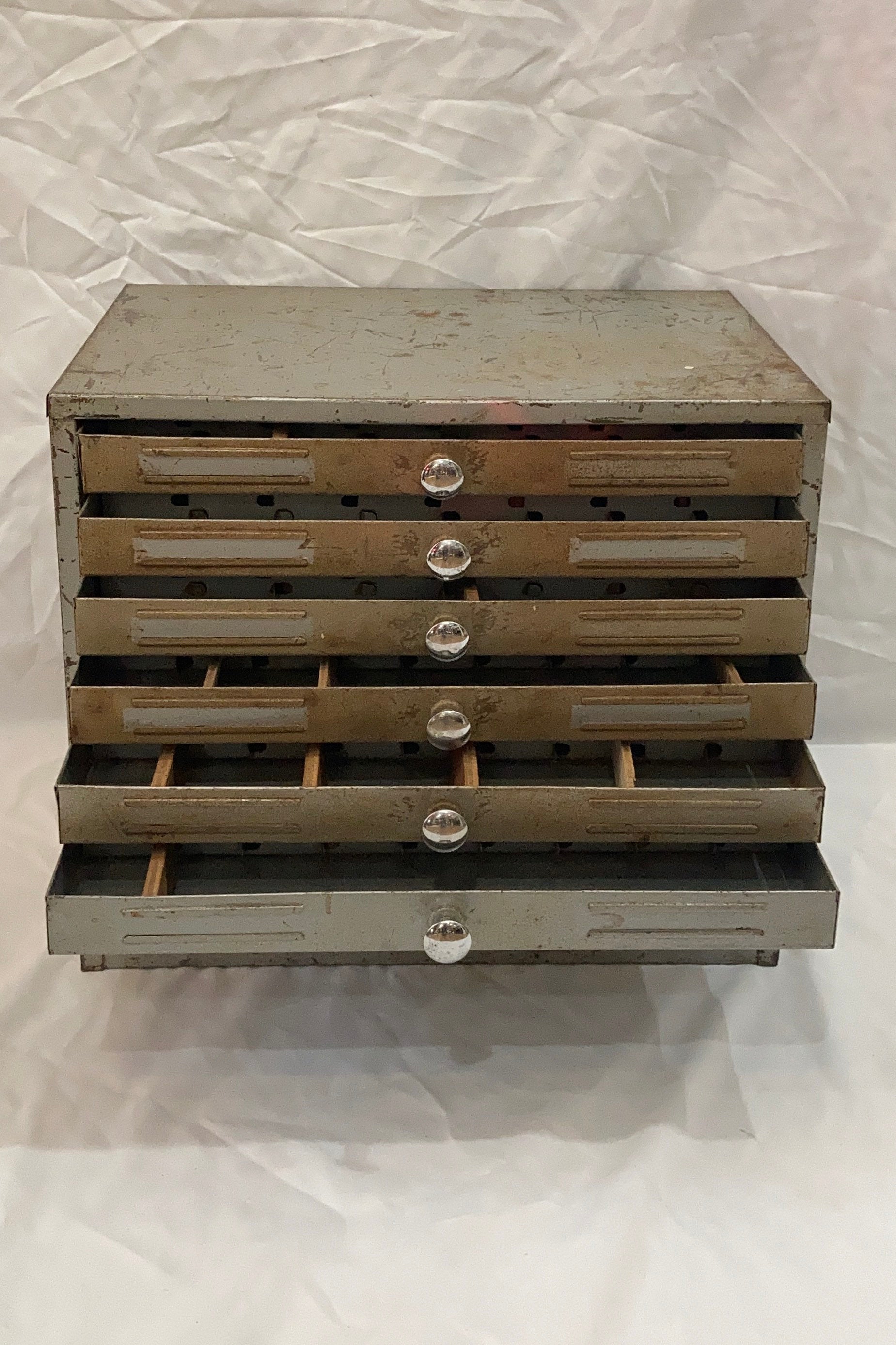 Vintage SHURHIT IGNITION Auto/Truck Parts Steel Cabinet | Home Decor