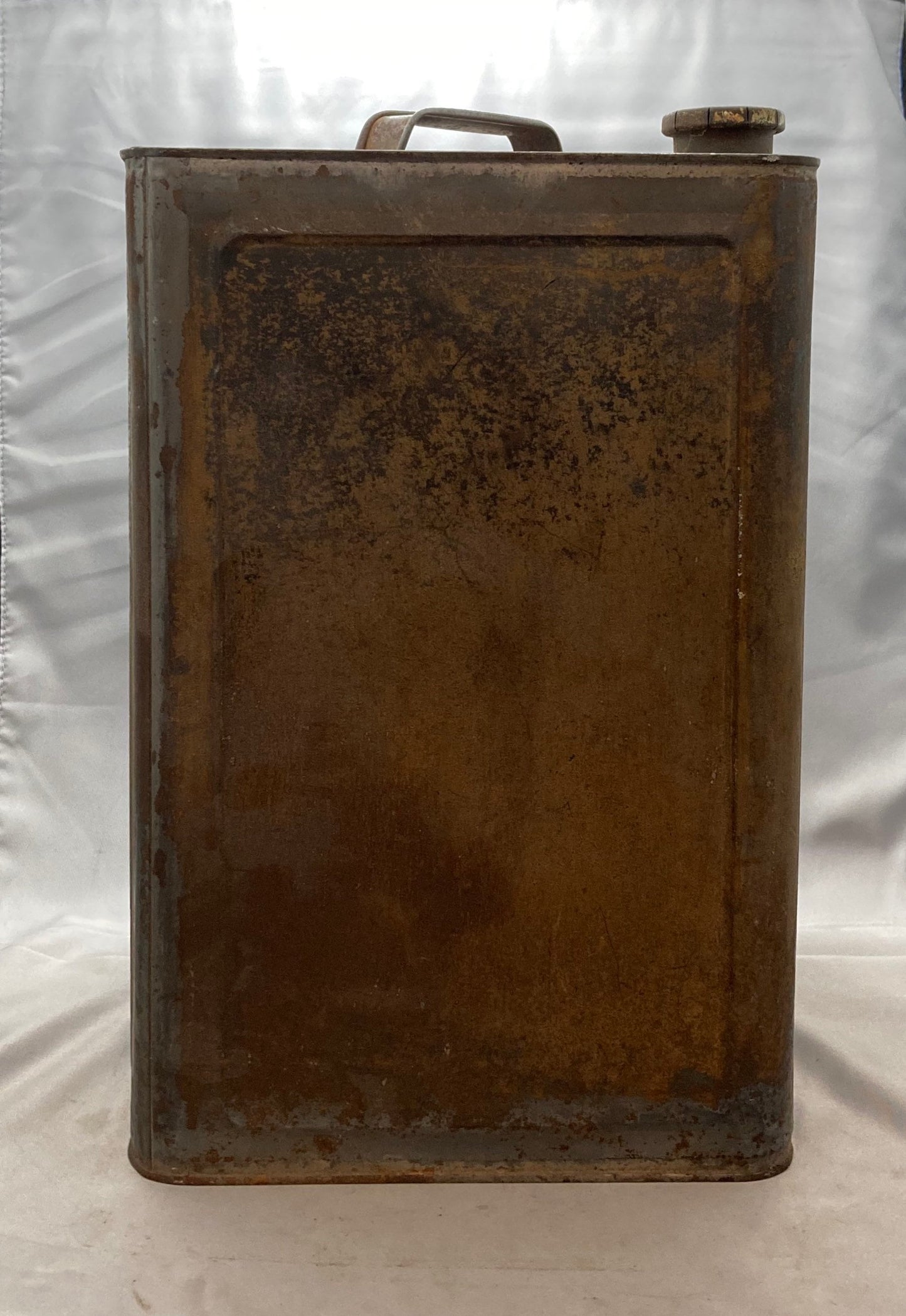 1980’s Vintage Atlantic Topaz Oil 5 Gallon Gas Can