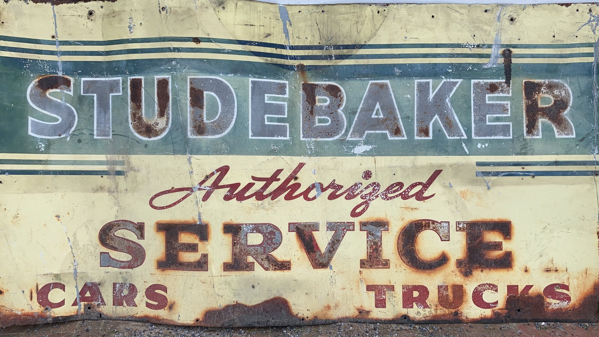 1920’s Authentic Studebaker Metal Sign