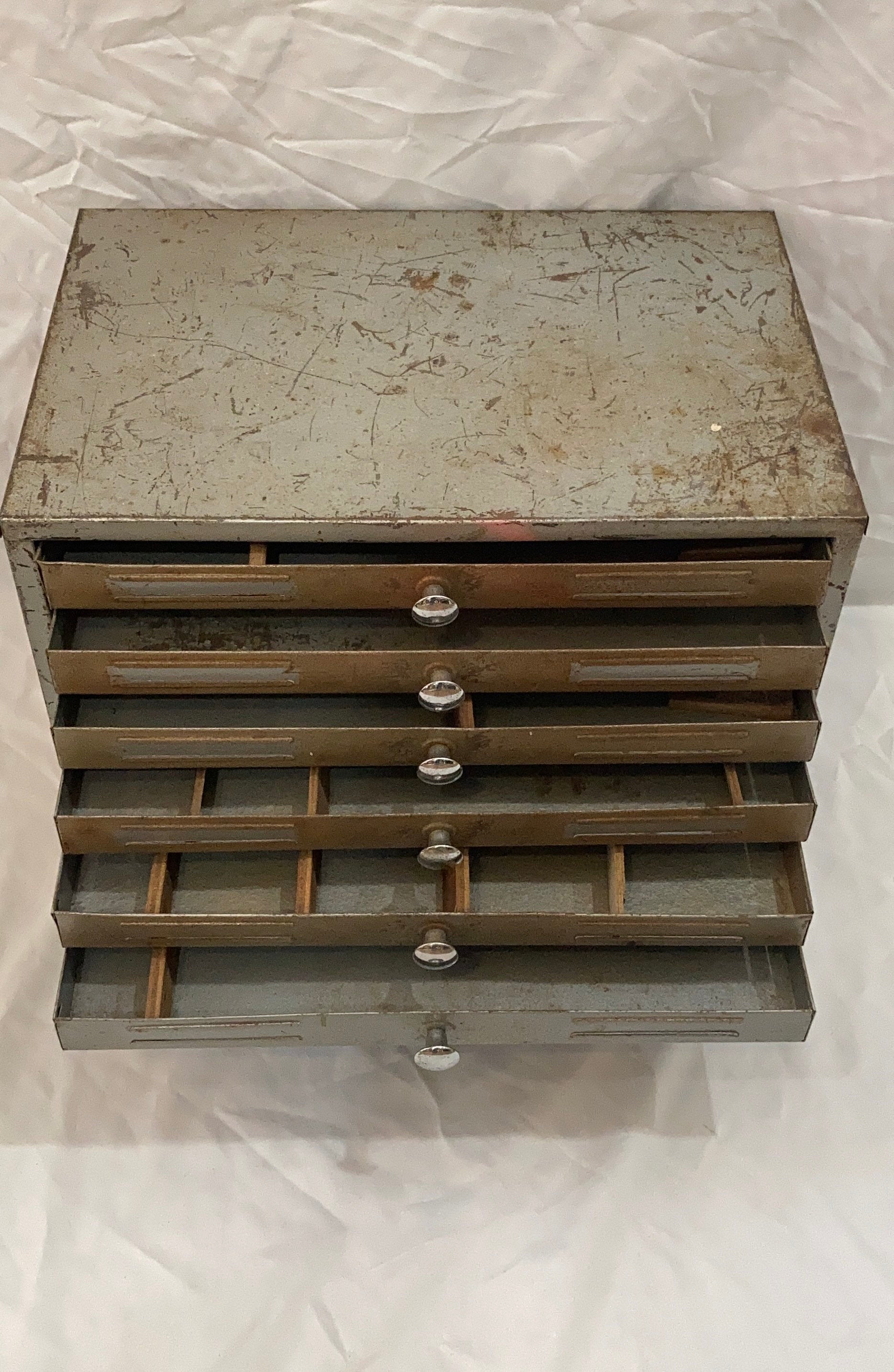 Vintage SHURHIT IGNITION Auto/Truck Parts Steel Cabinet | Home Decor